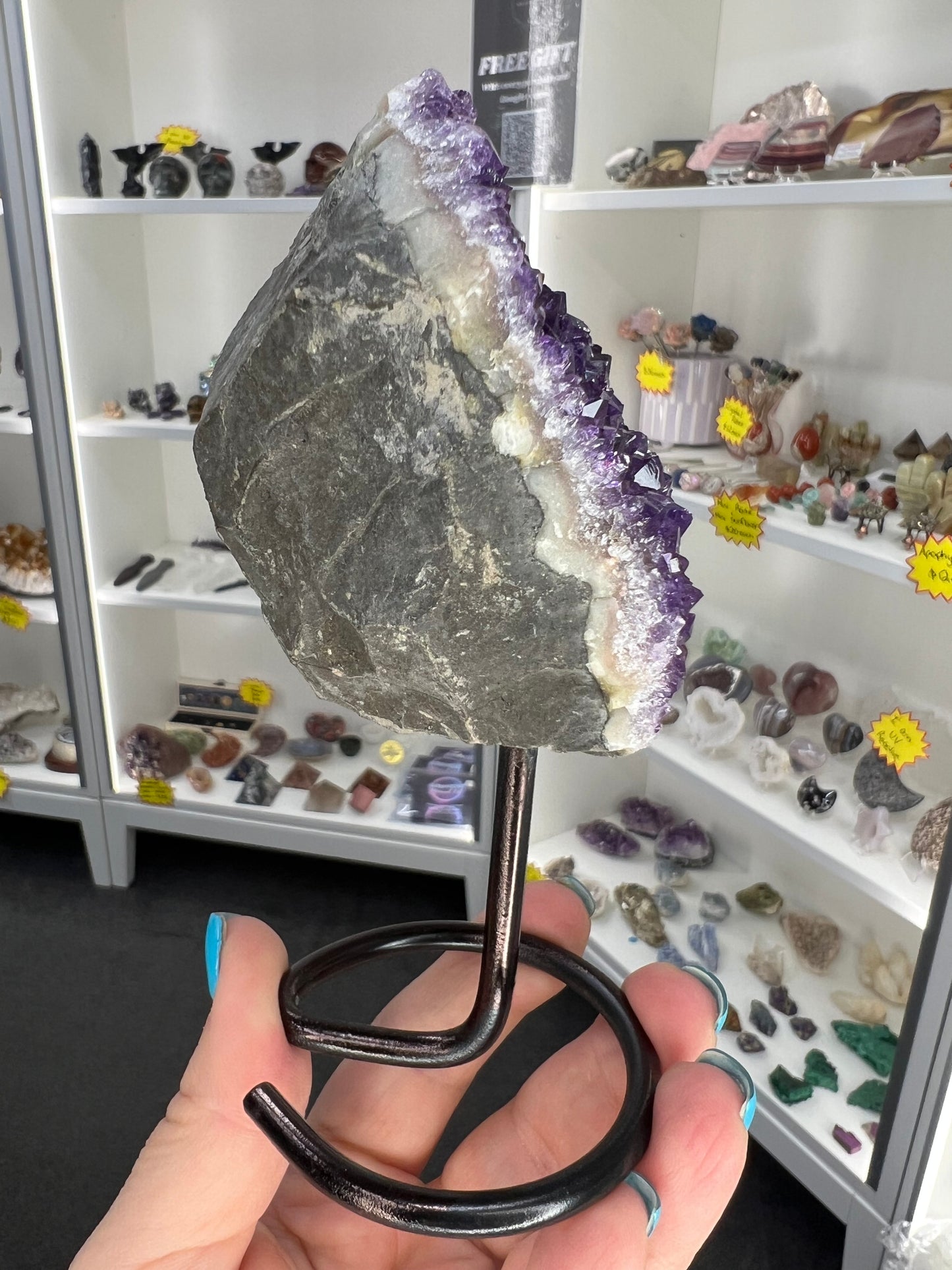Amethyst Cluster on Stand