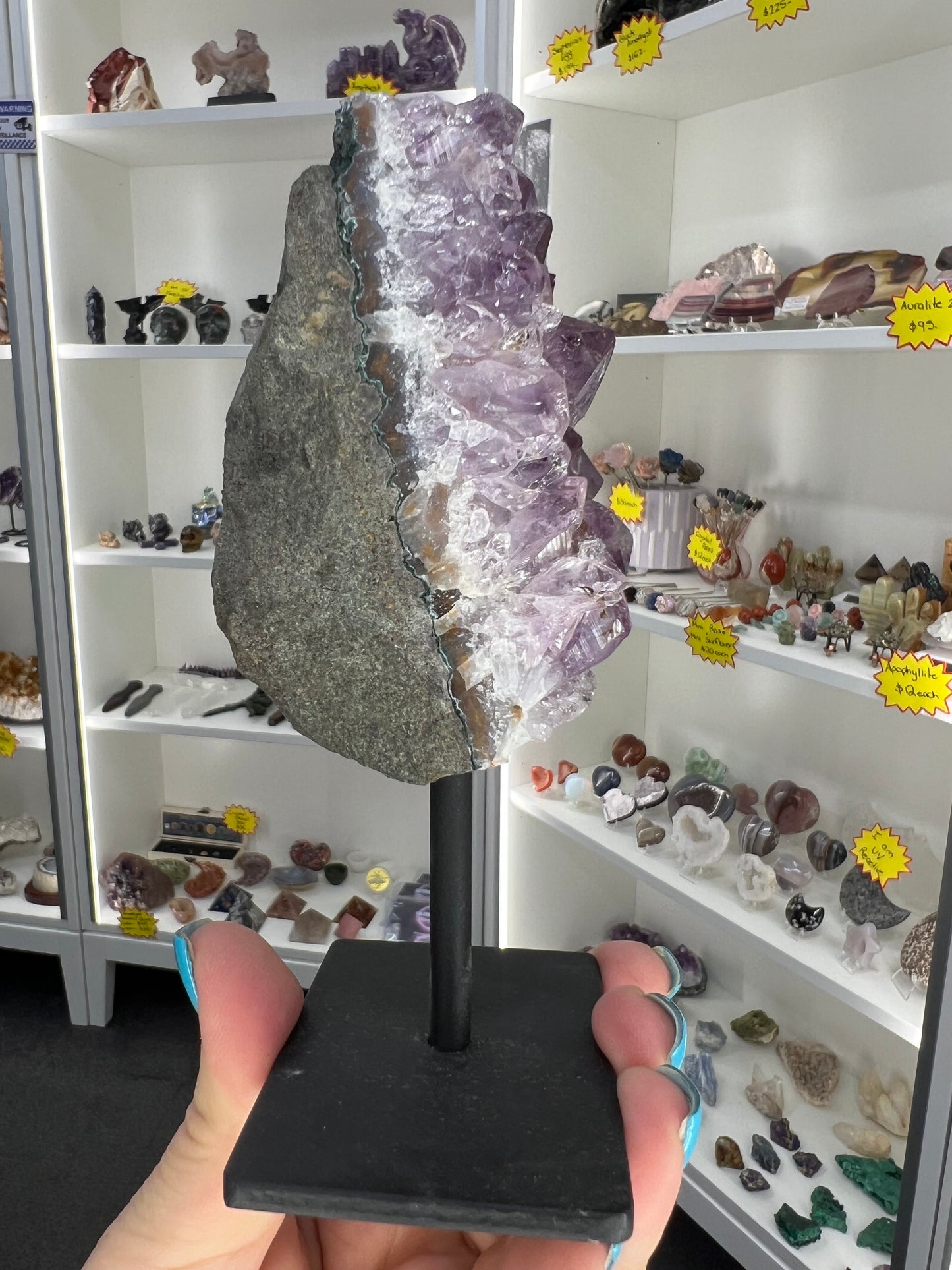 Amethyst Cluster on Stand