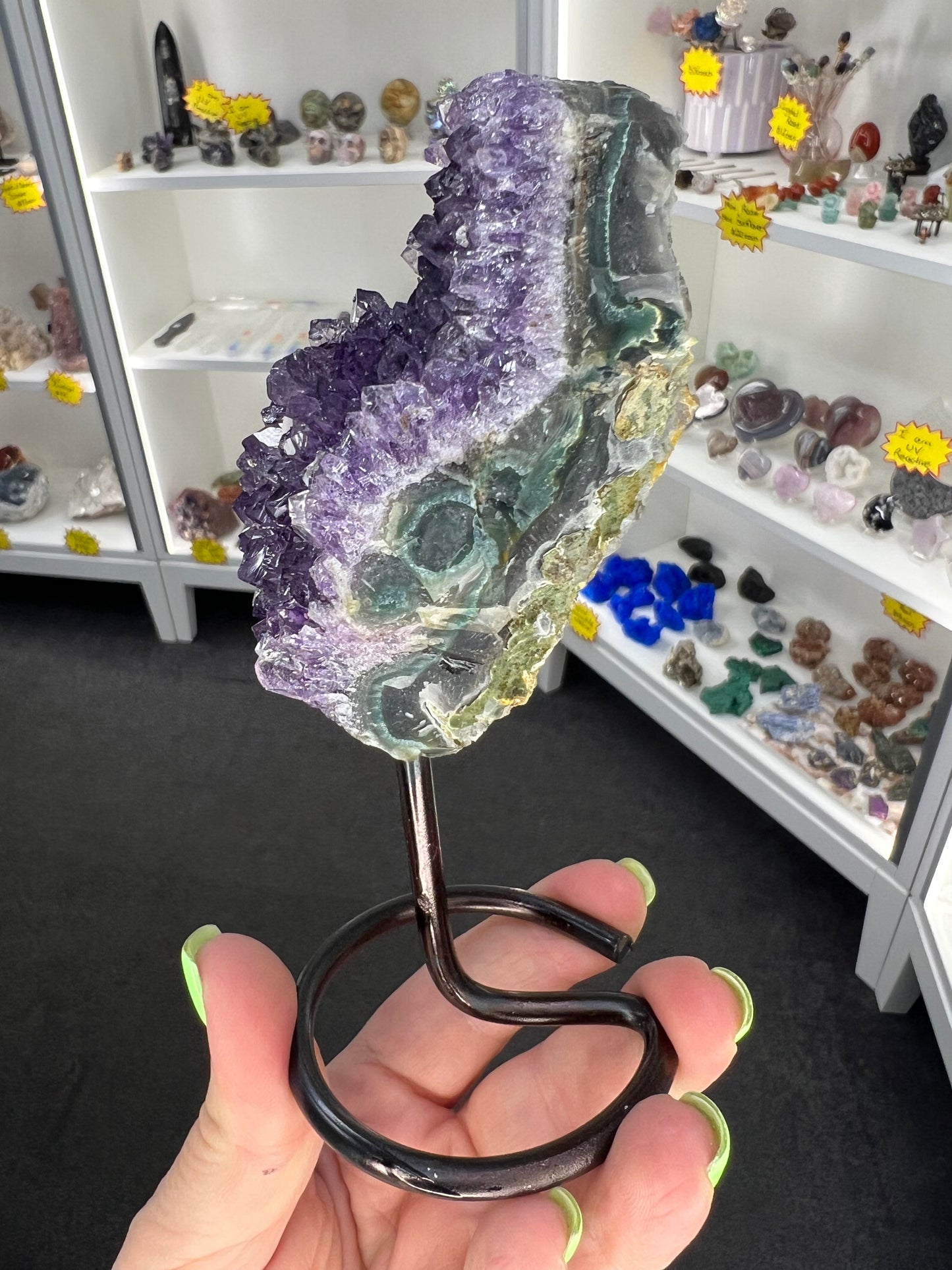 Amethyst Cluster on Stand