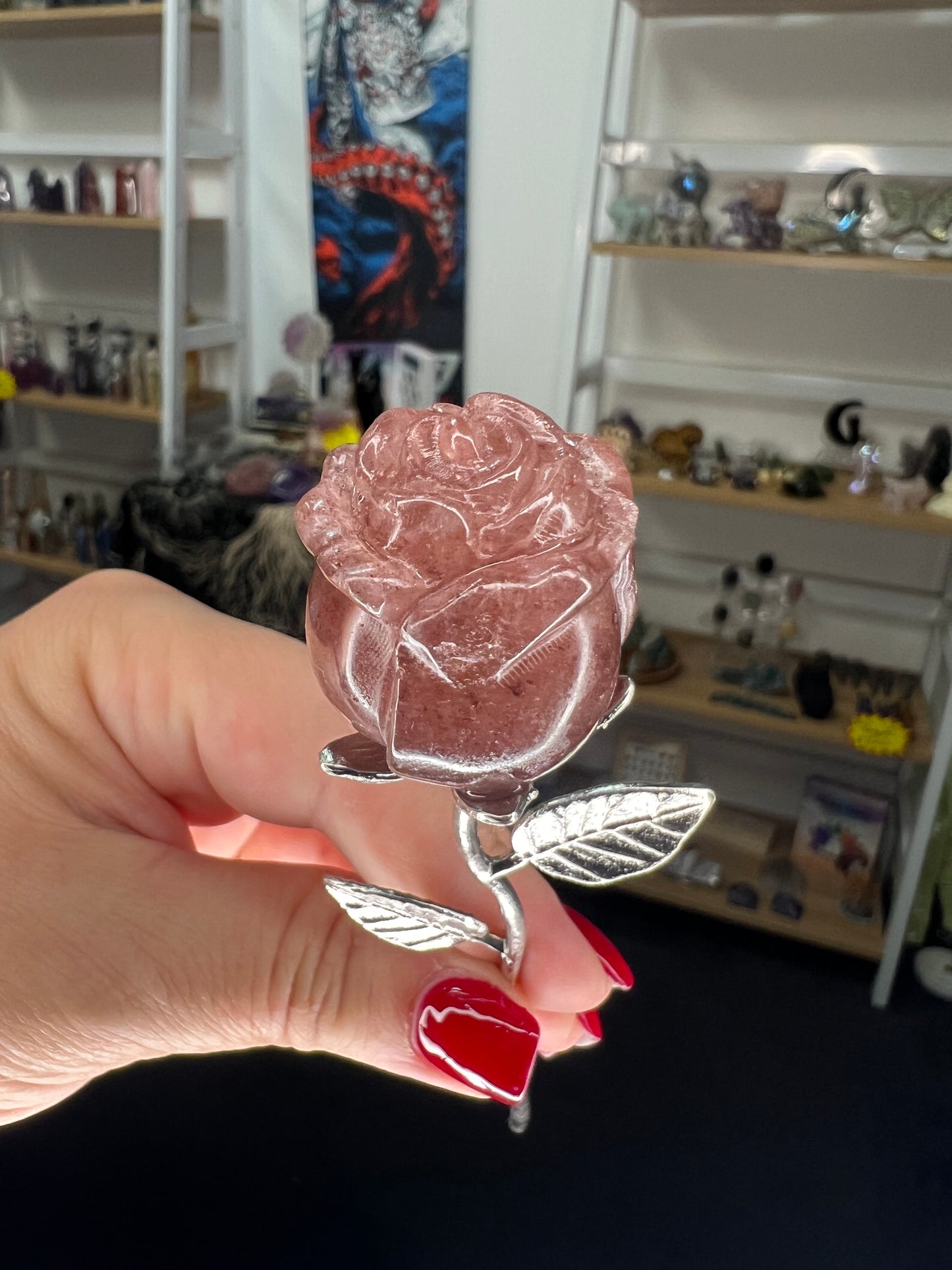 Strawberry Quartz Forever Rose