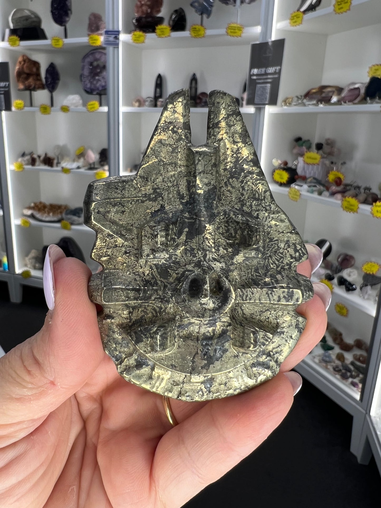 Pyrite Millennium Falcon