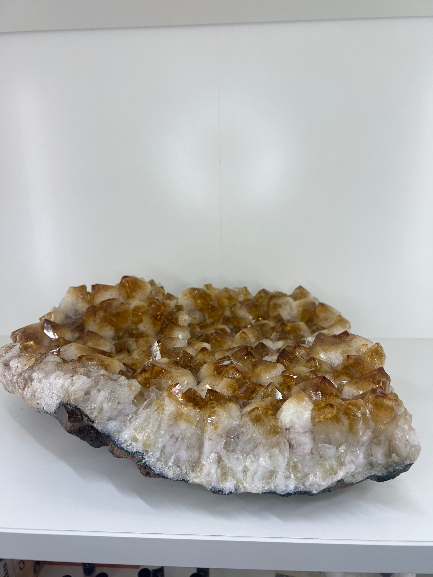 Huge Citrine Cluster