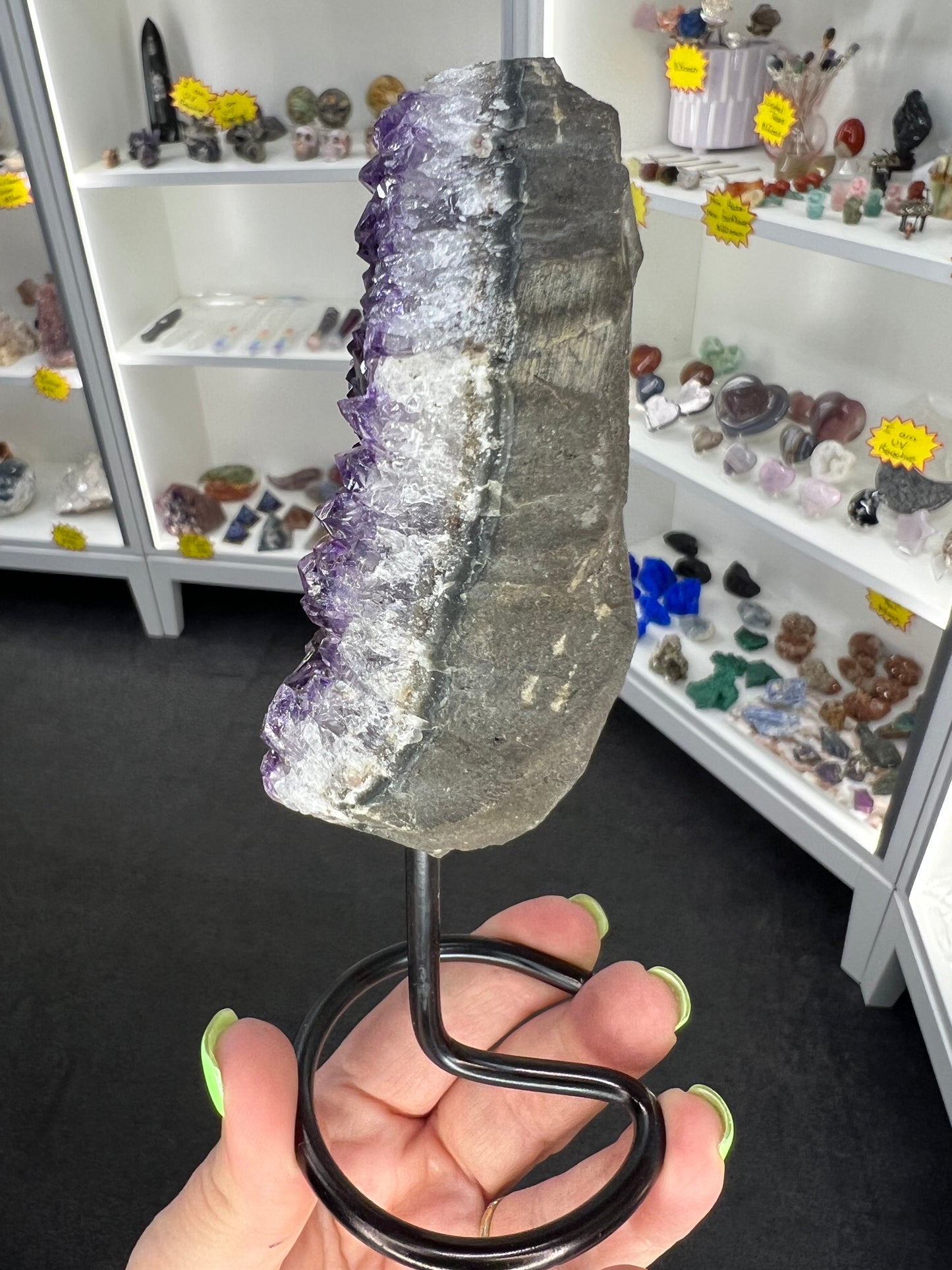 Amethyst Cluster on Stand