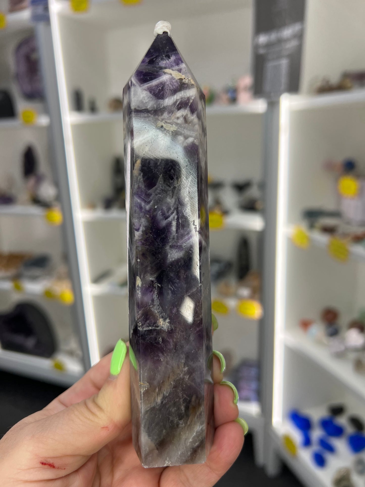 Chevron / Dream Amethyst Tower