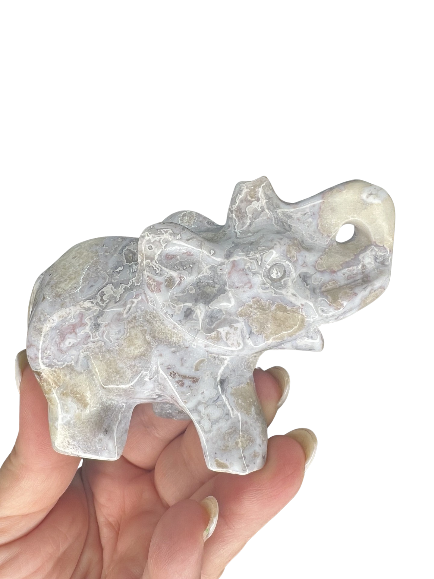 Gorgeous Ocean Jasper Elephant