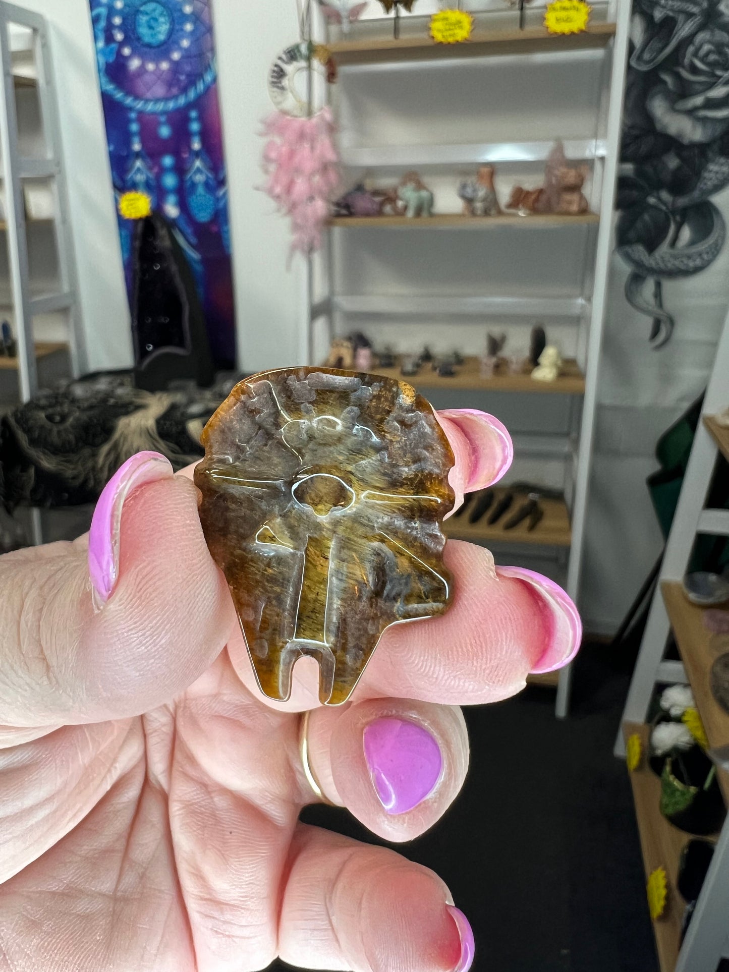 Tigers Eye Millennium Falcon