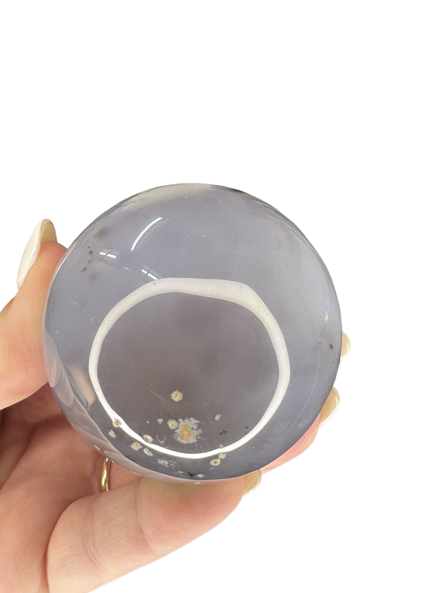 Druzy Agate Sphere with Stand