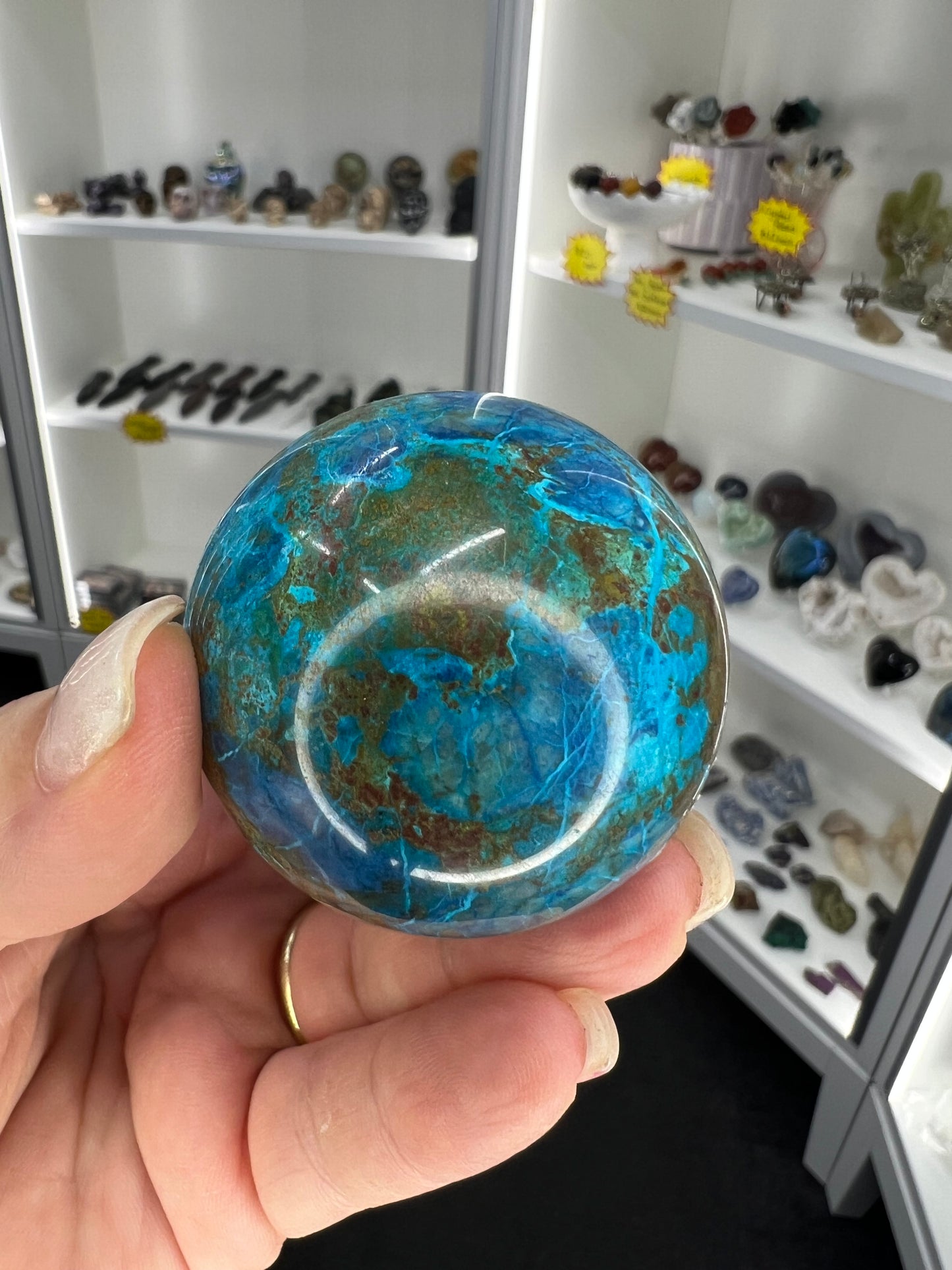 Phoenix Turquoise Sphere with Stand