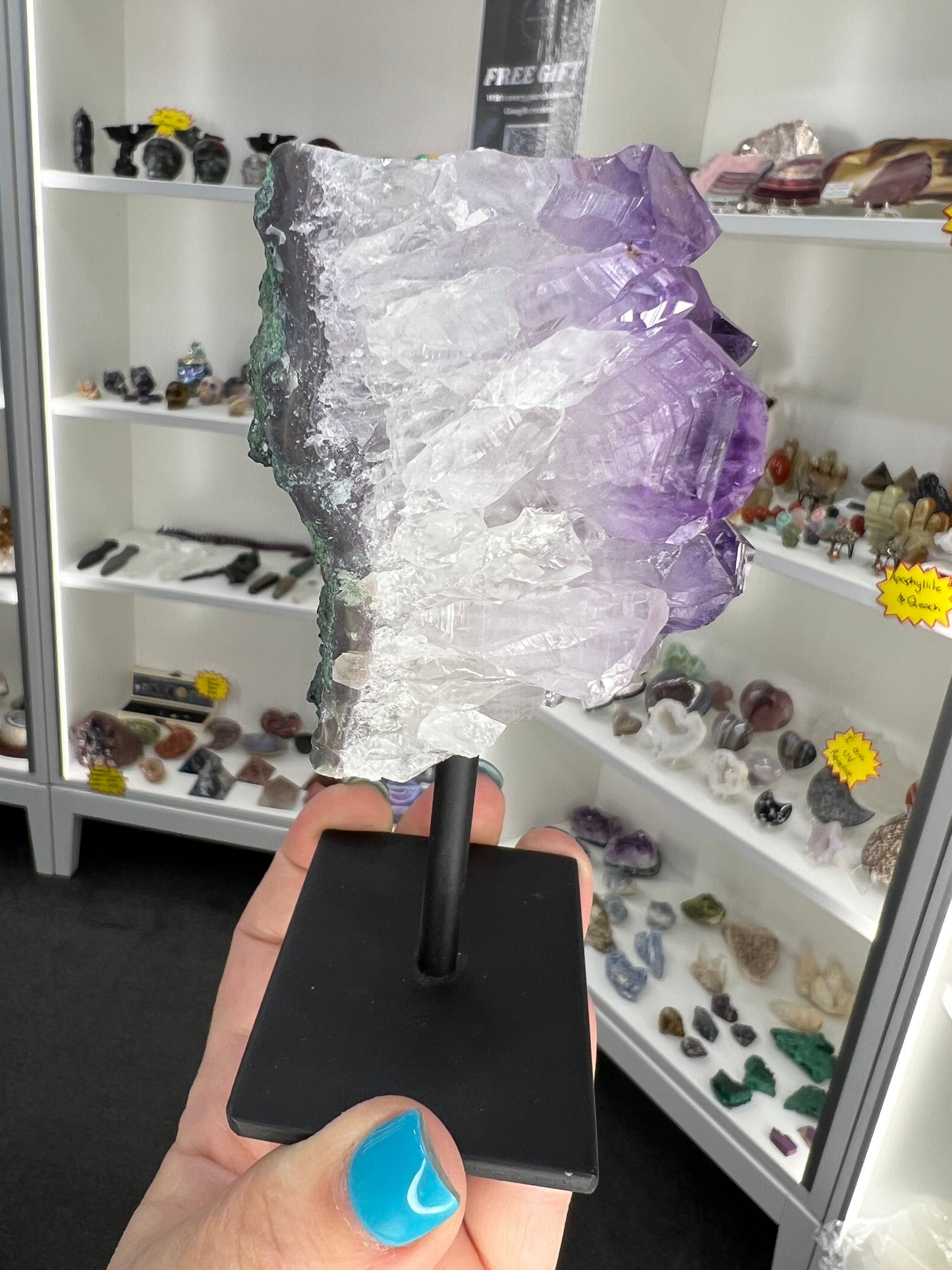 Amethyst Cluster on Stand