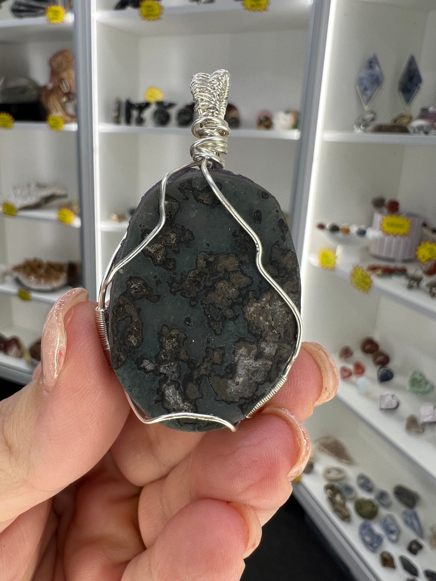 Amethyst Cluster Pendant
