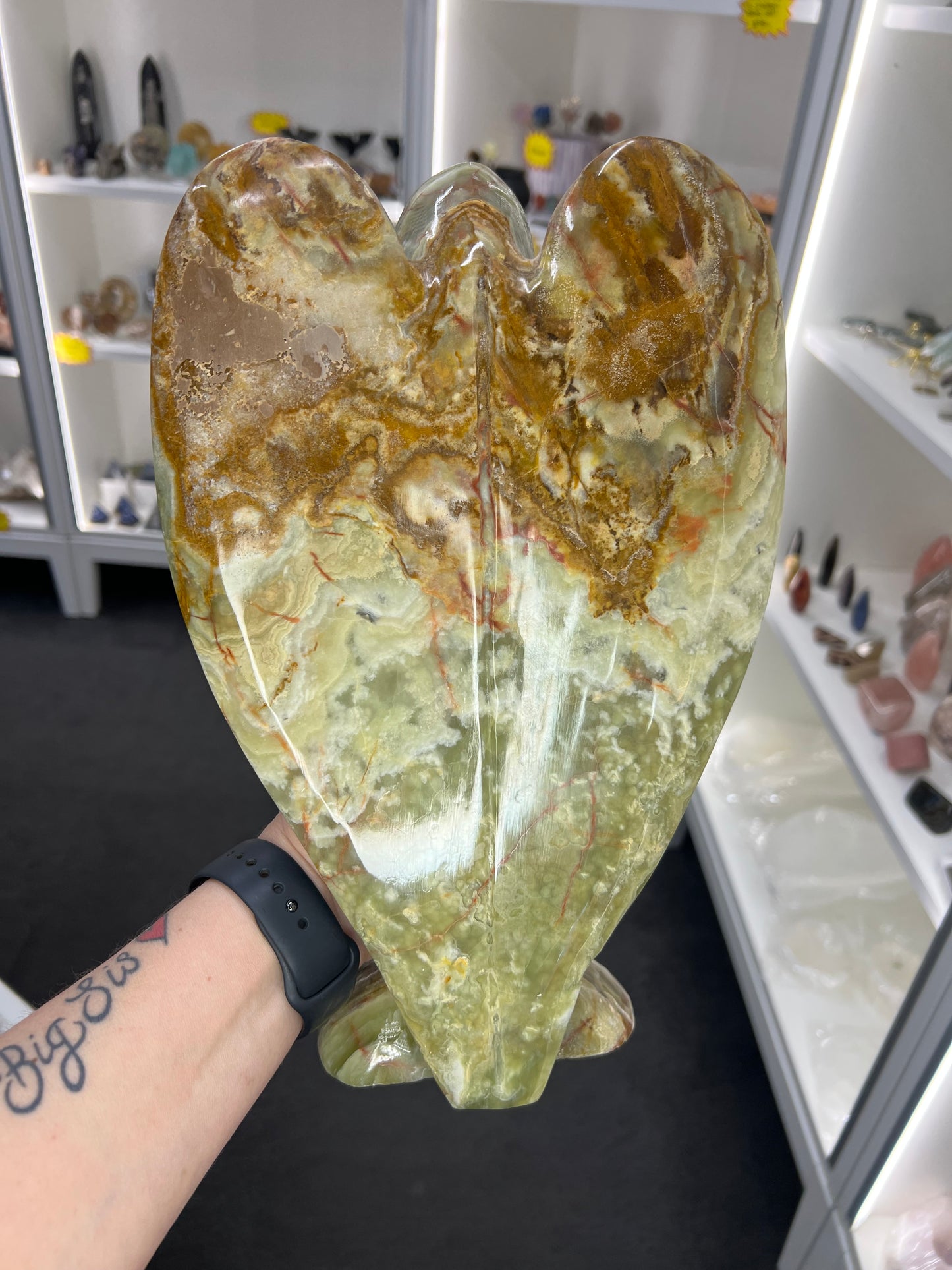 Green Onyx Angel