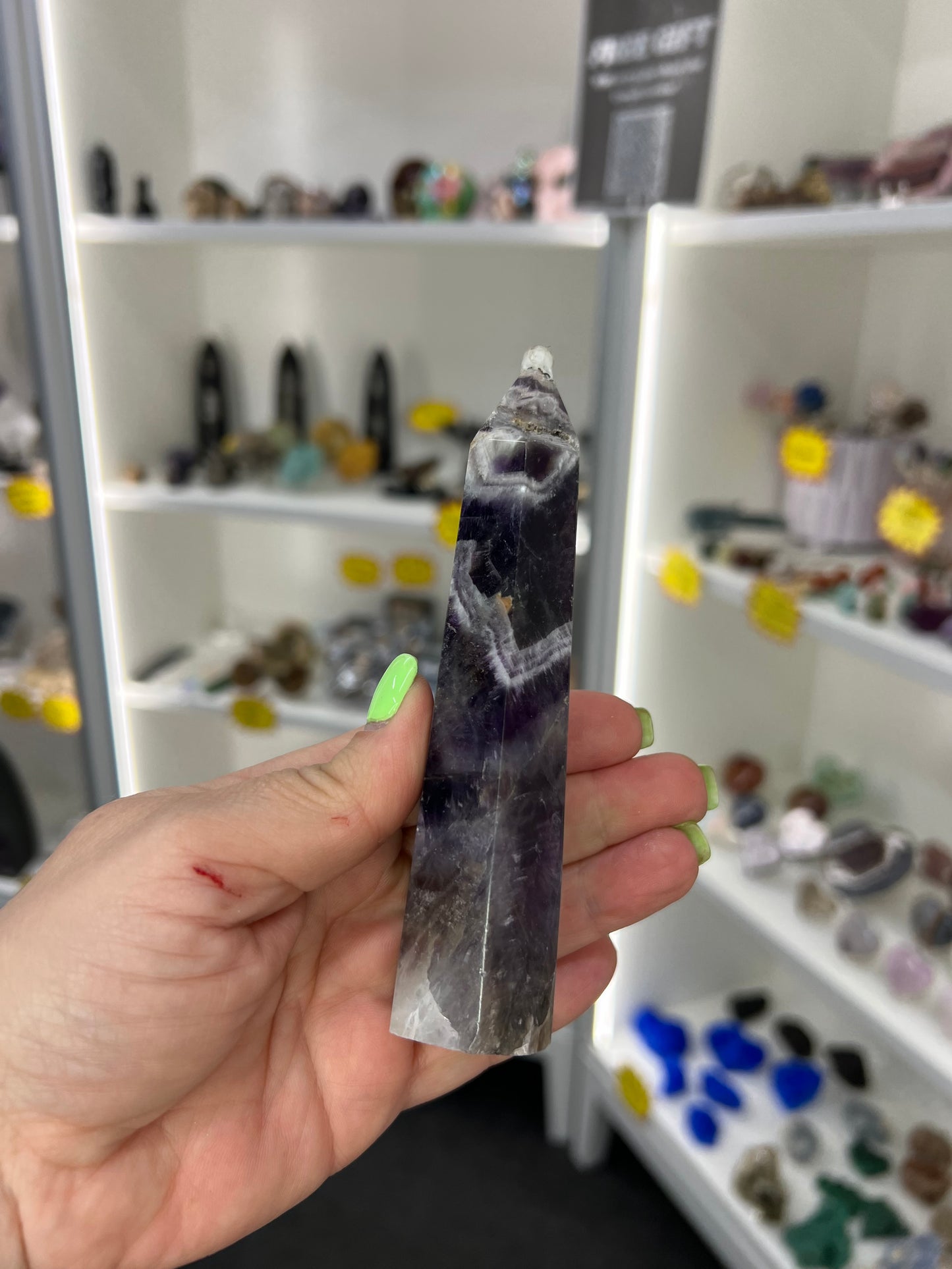 Chevron / Dream Amethyst Tower