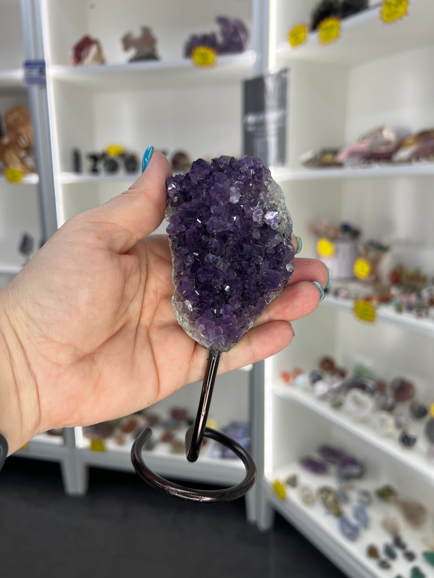 Amethyst Cluster on Stand
