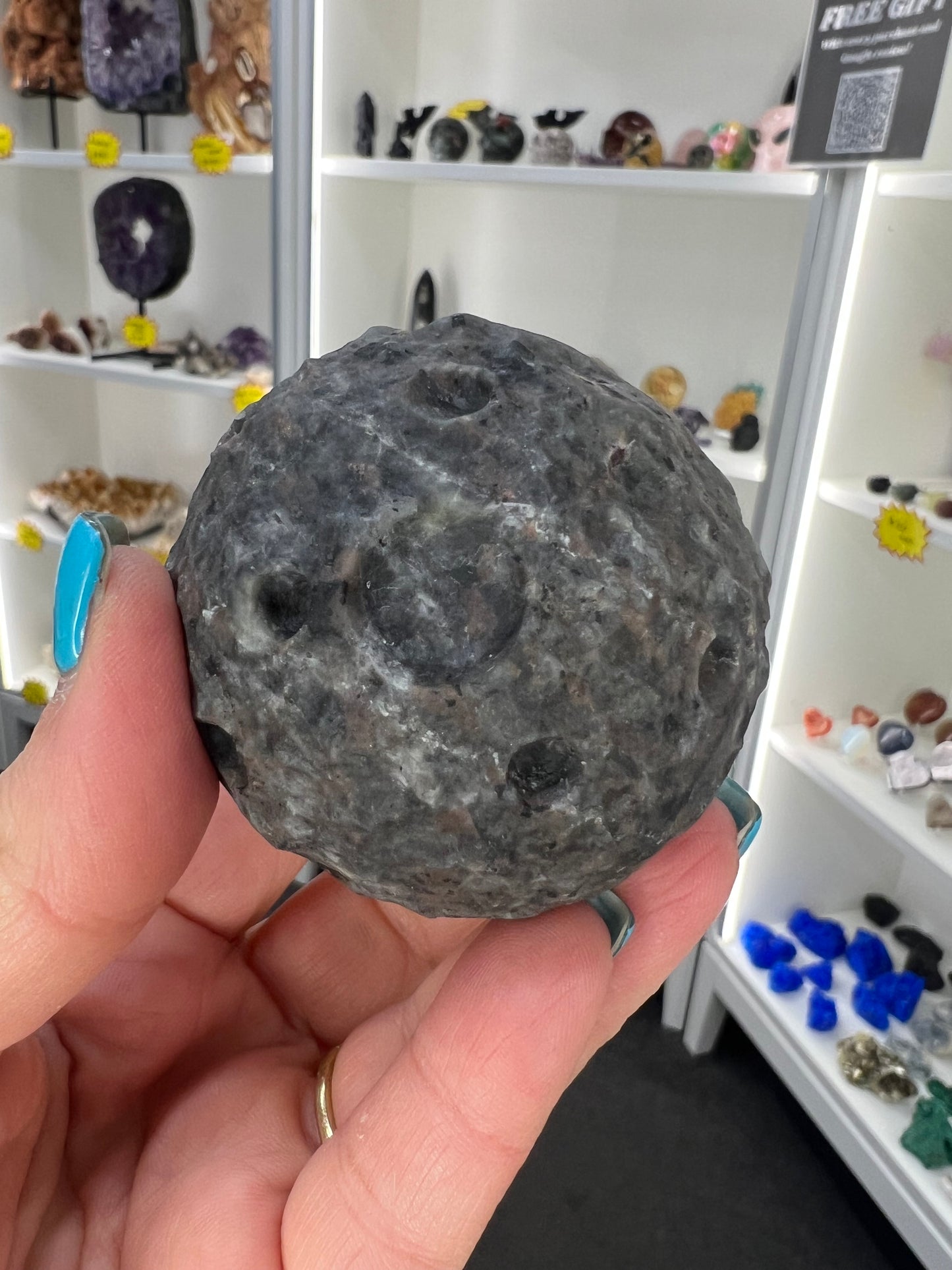 Yooperlite Moon (UV Reactive)