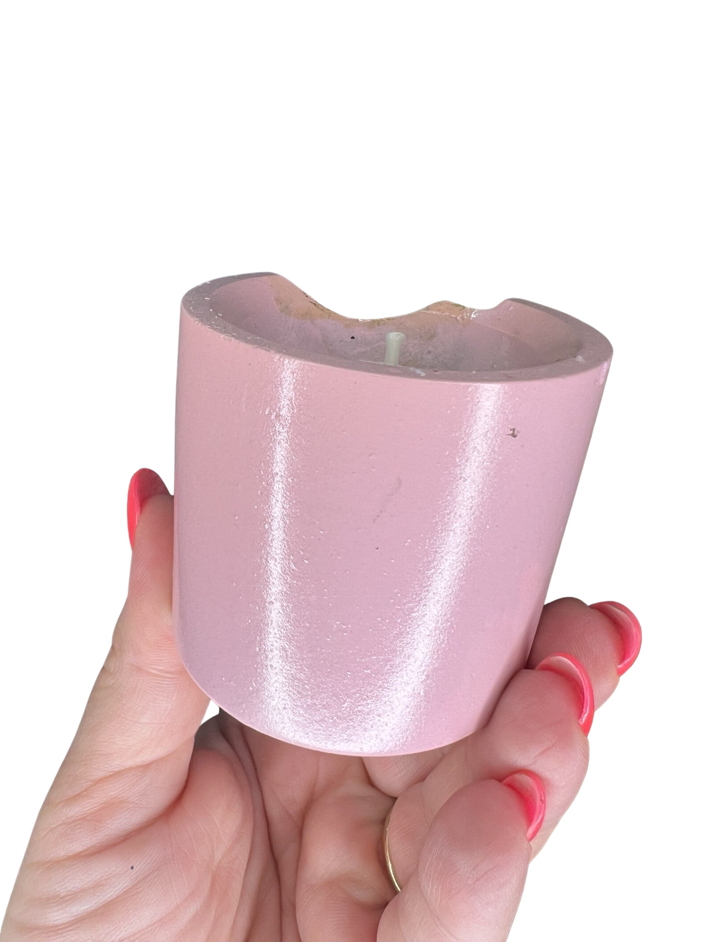 Peridot Crystal Candle