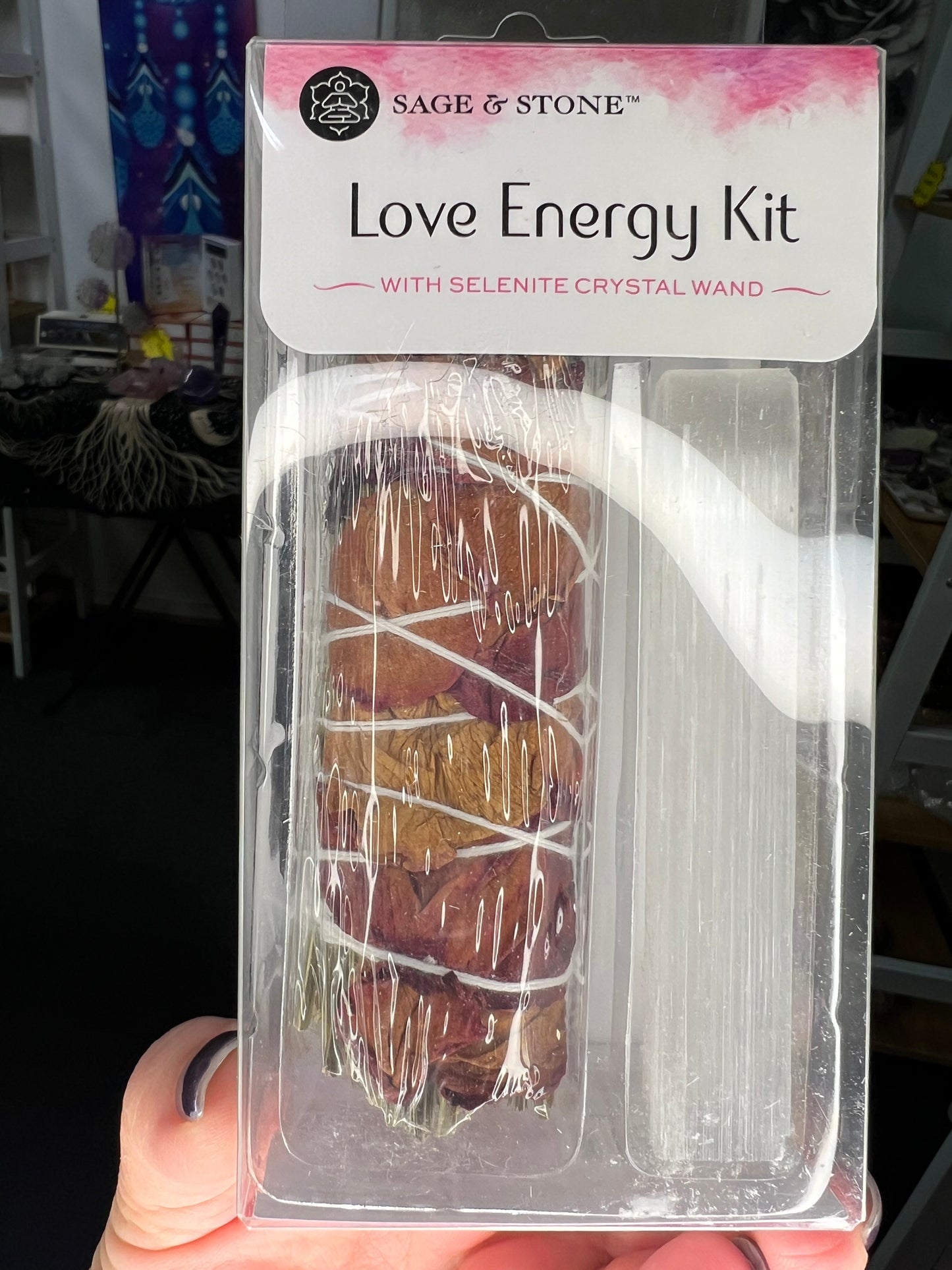 Sage and Selenite Love Energy Kit