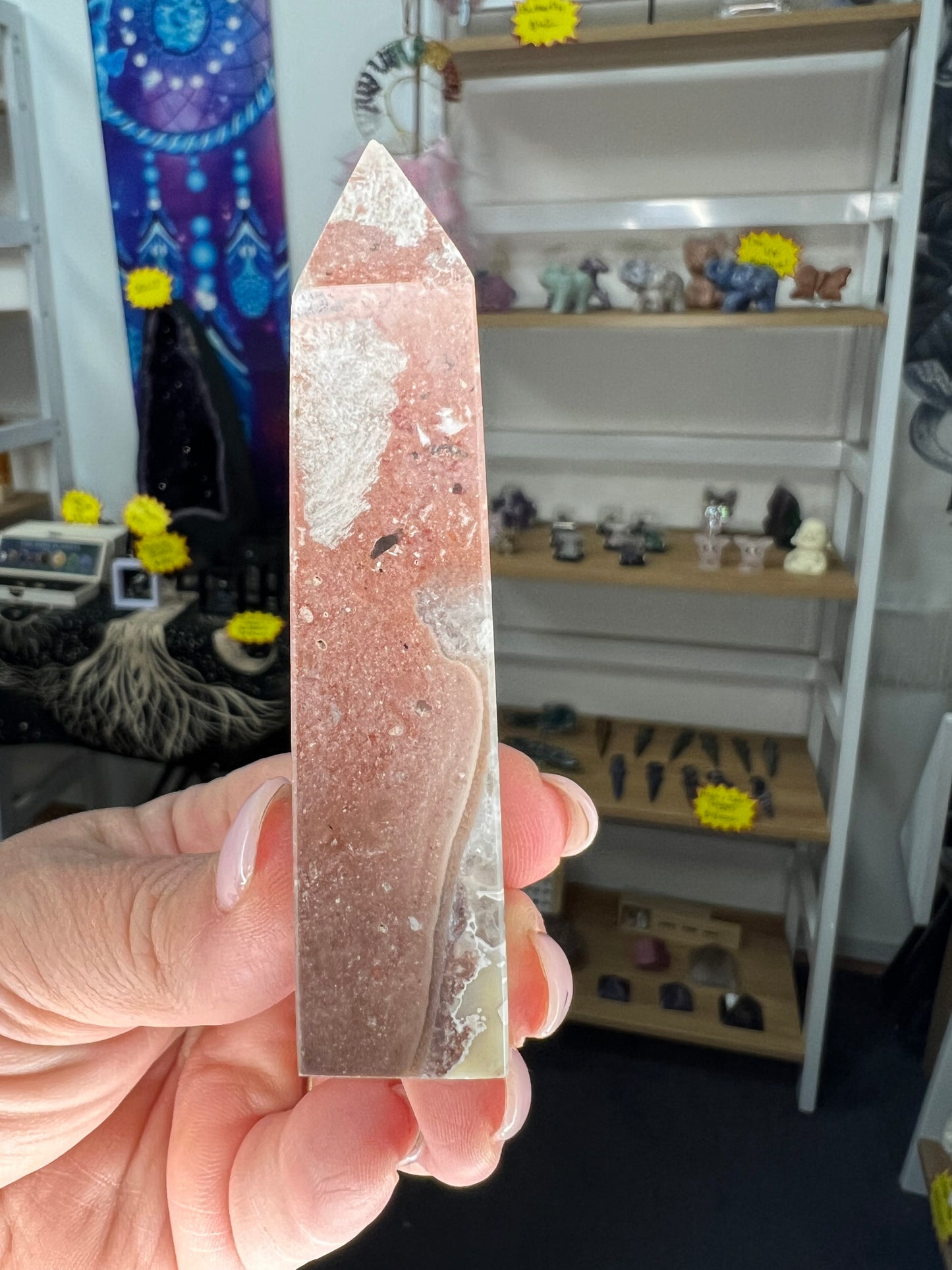 Mexican Lace Agate Tower