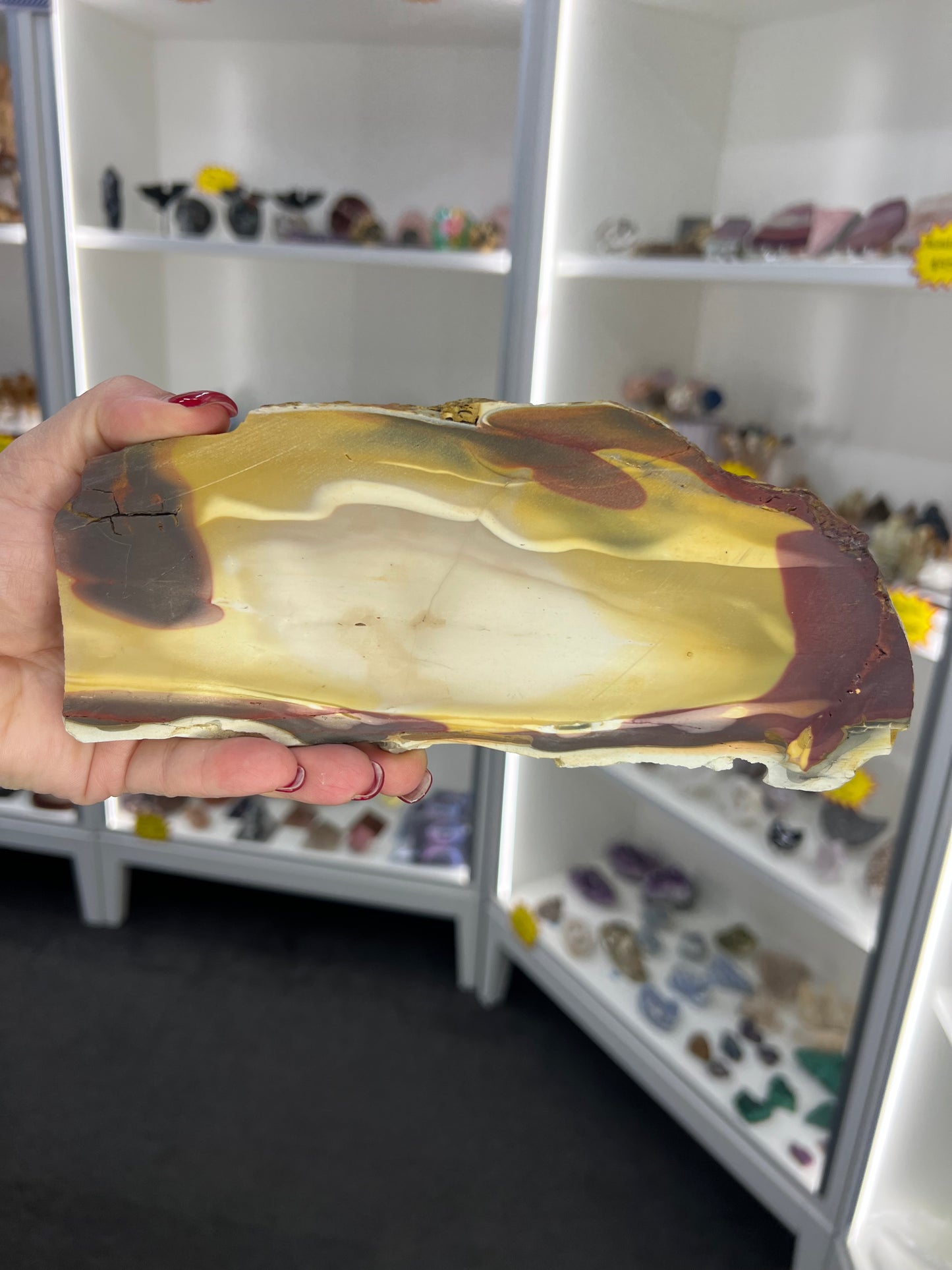 Mookaite Slab On Stand
