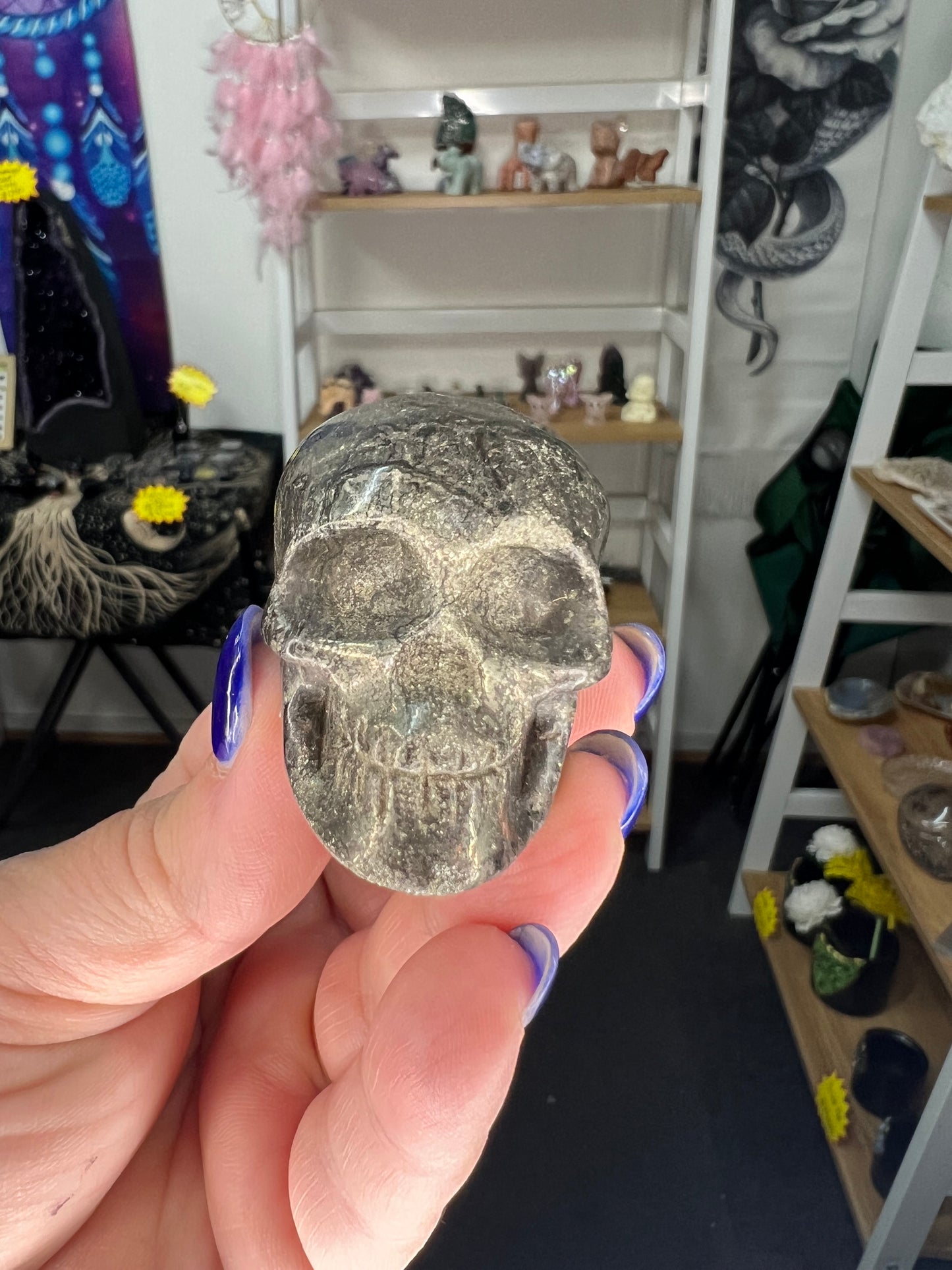 Pyrite Skull