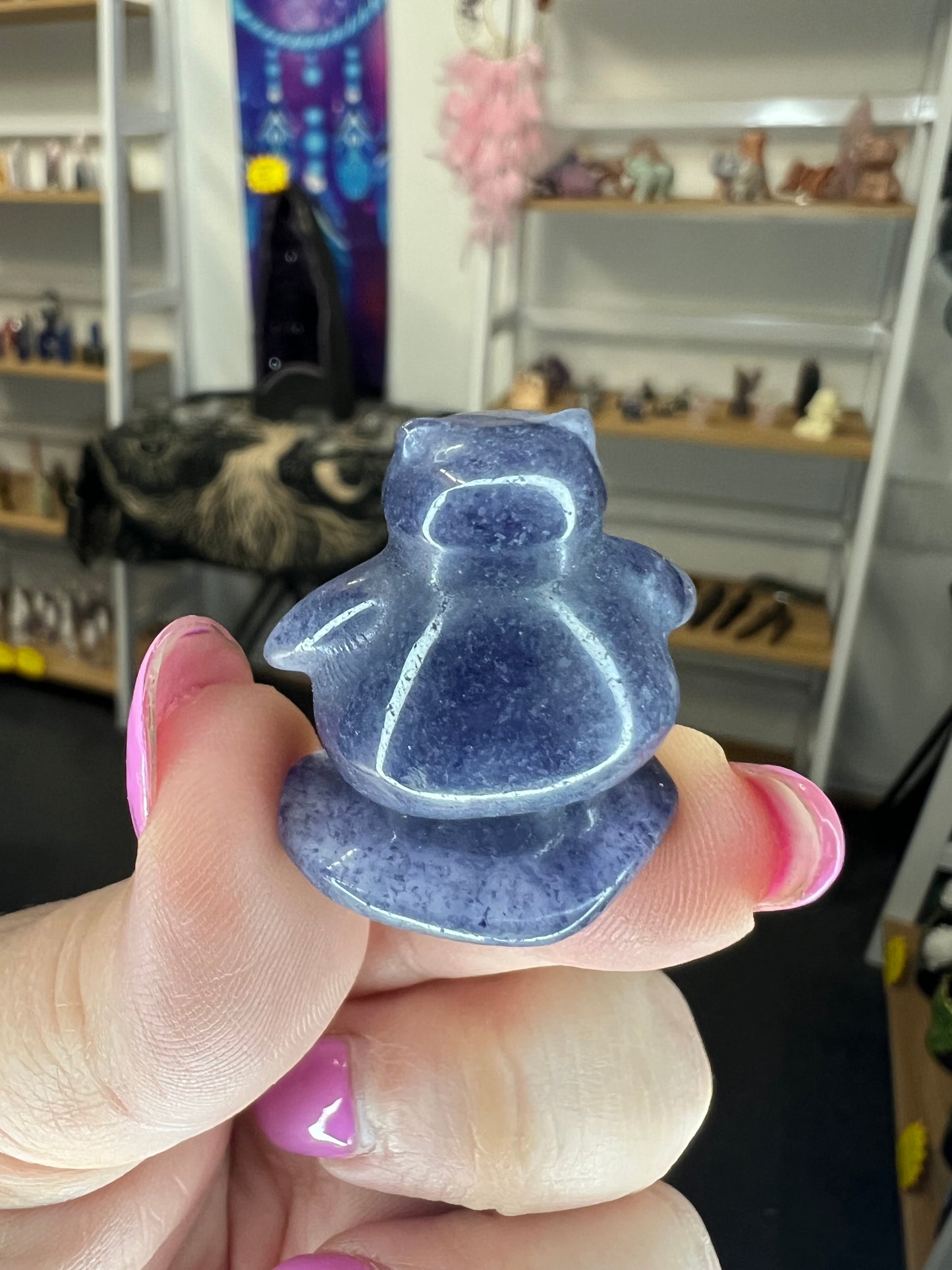 Blue Aventurine Snorlax