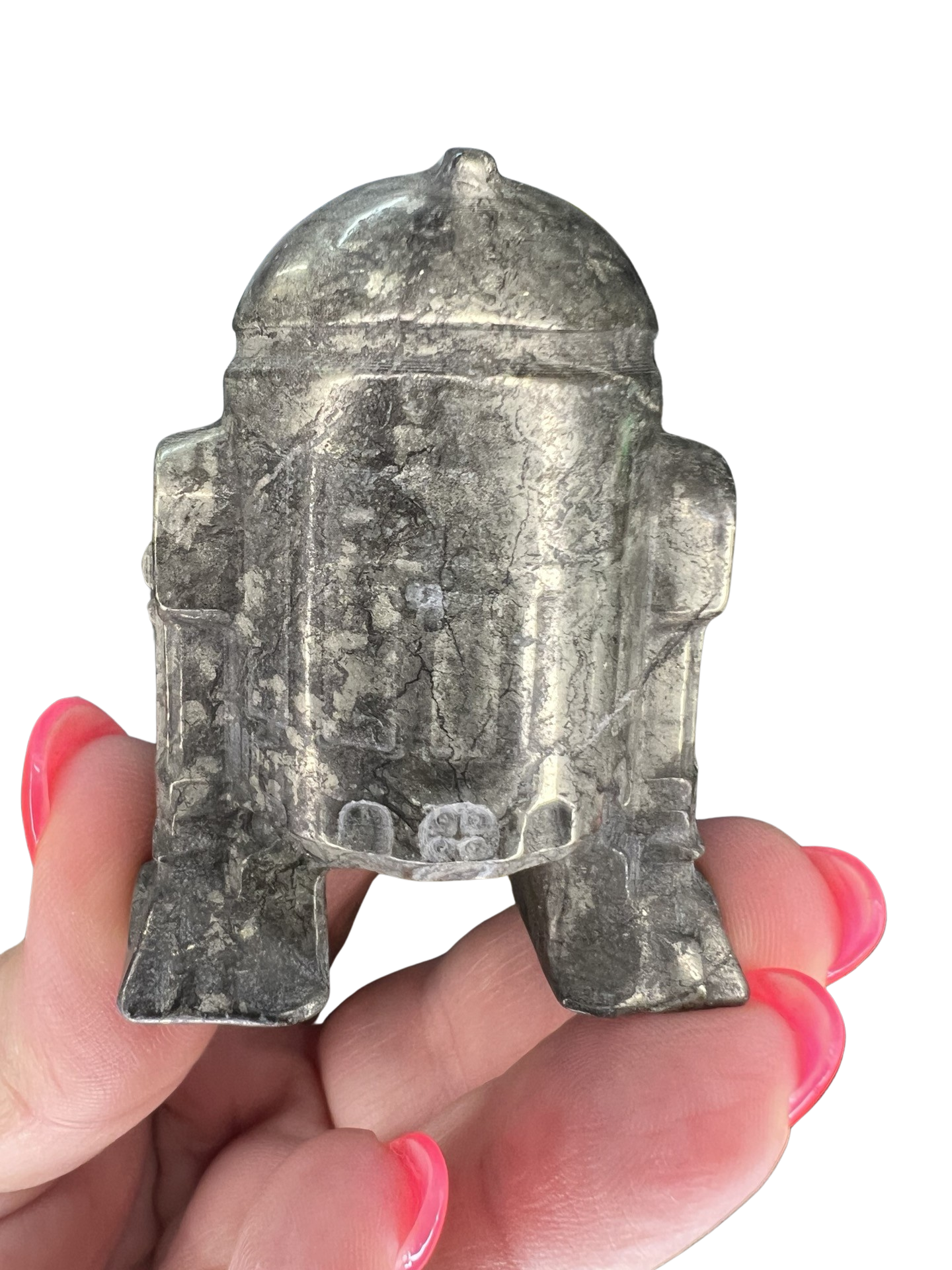 Pyrite R2D2 Carving (Star Wars)
