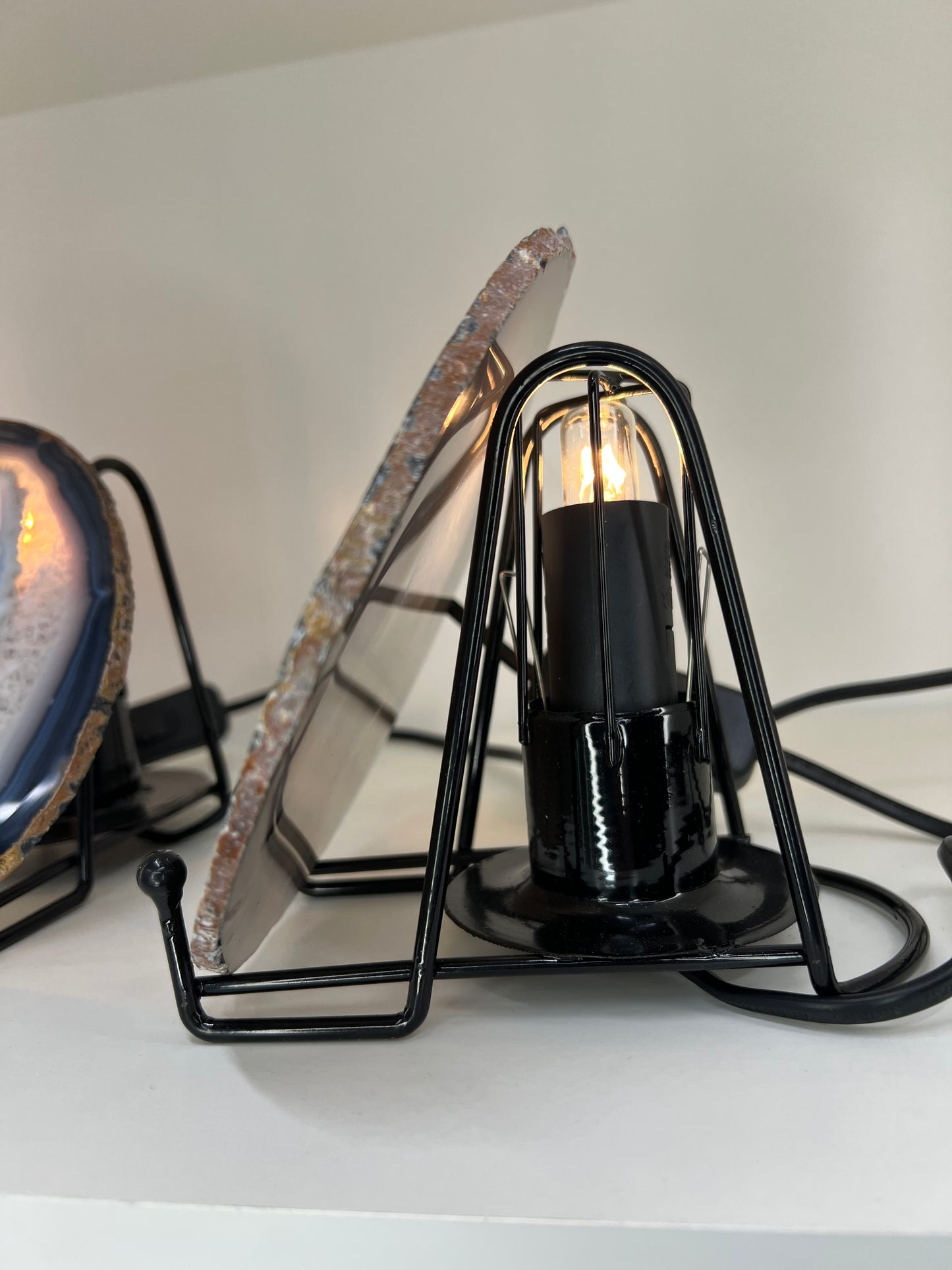 Agate Slice Lamp