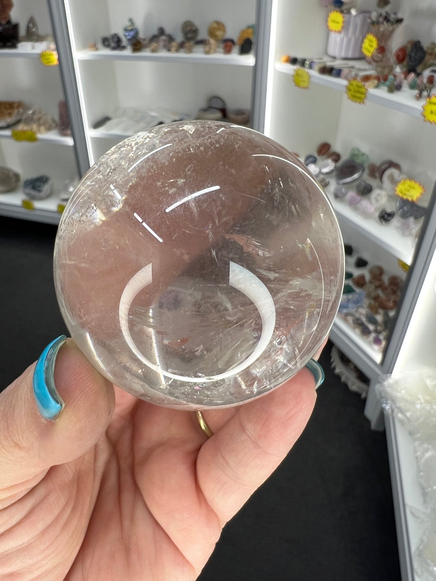 Clear Quartz Sphere with Stand