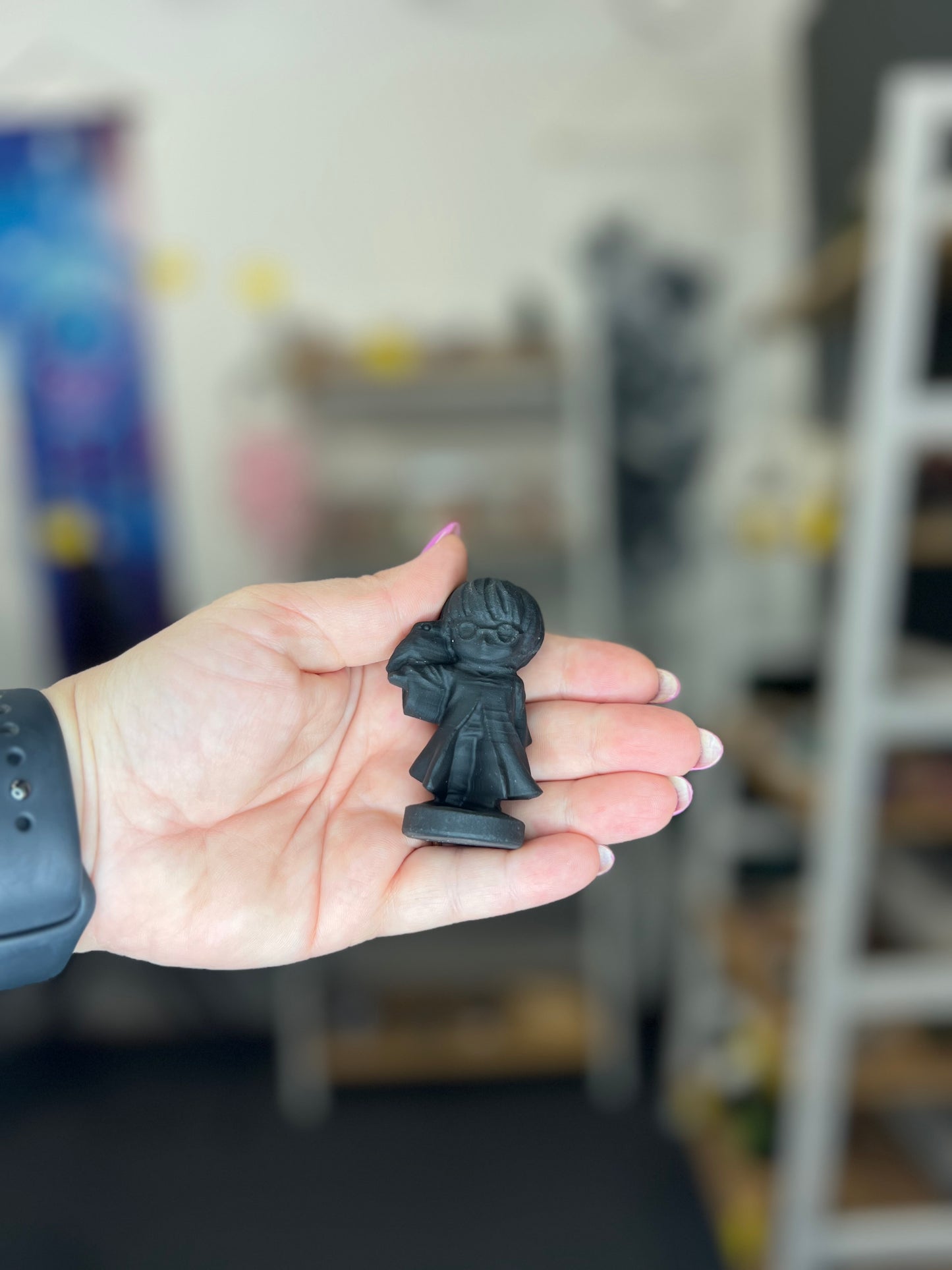 Black Obsidian Harry Potter with Hedwig