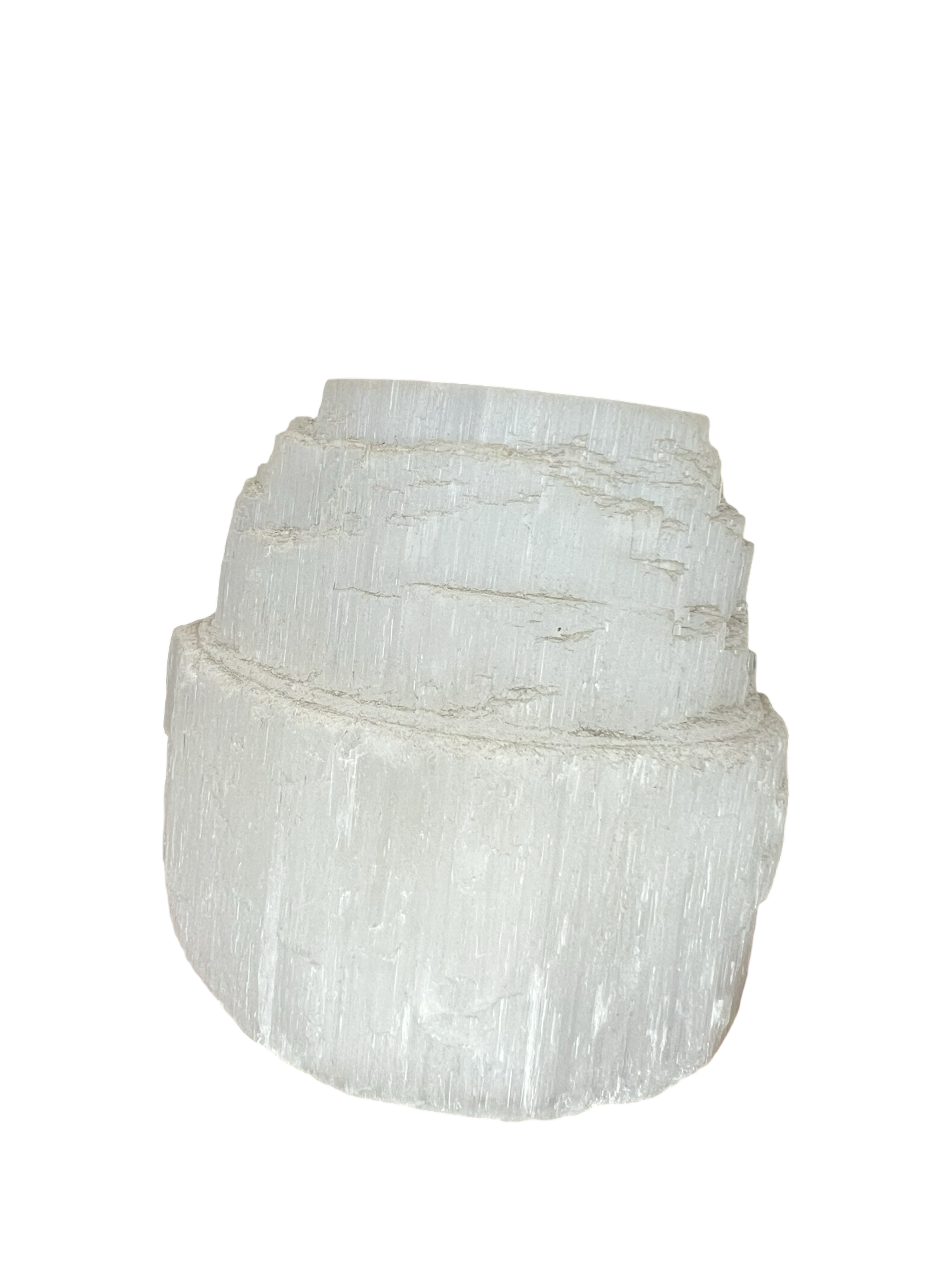 Selenite Candle Holder