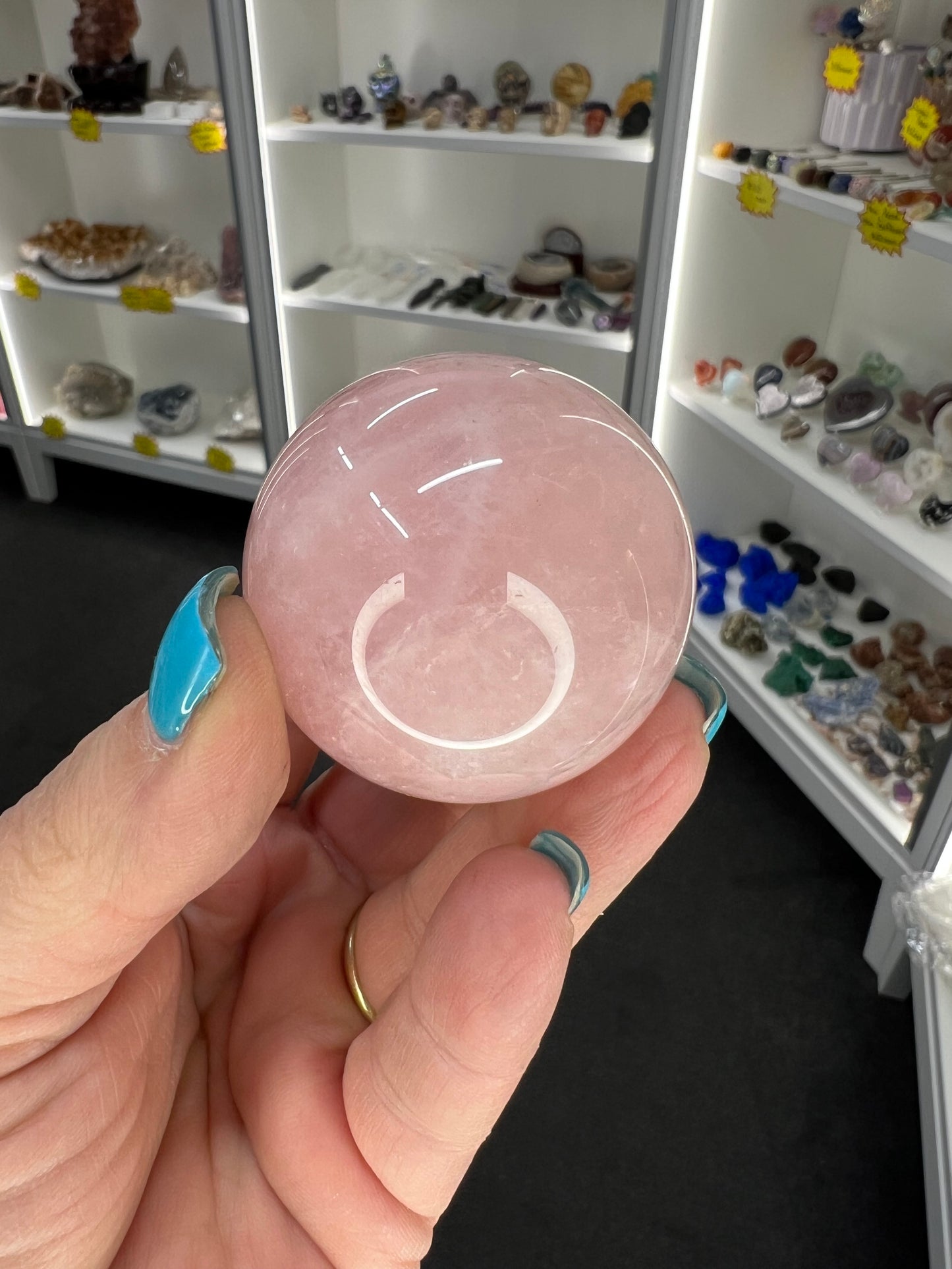 Rose Quartz Sphere with Stand