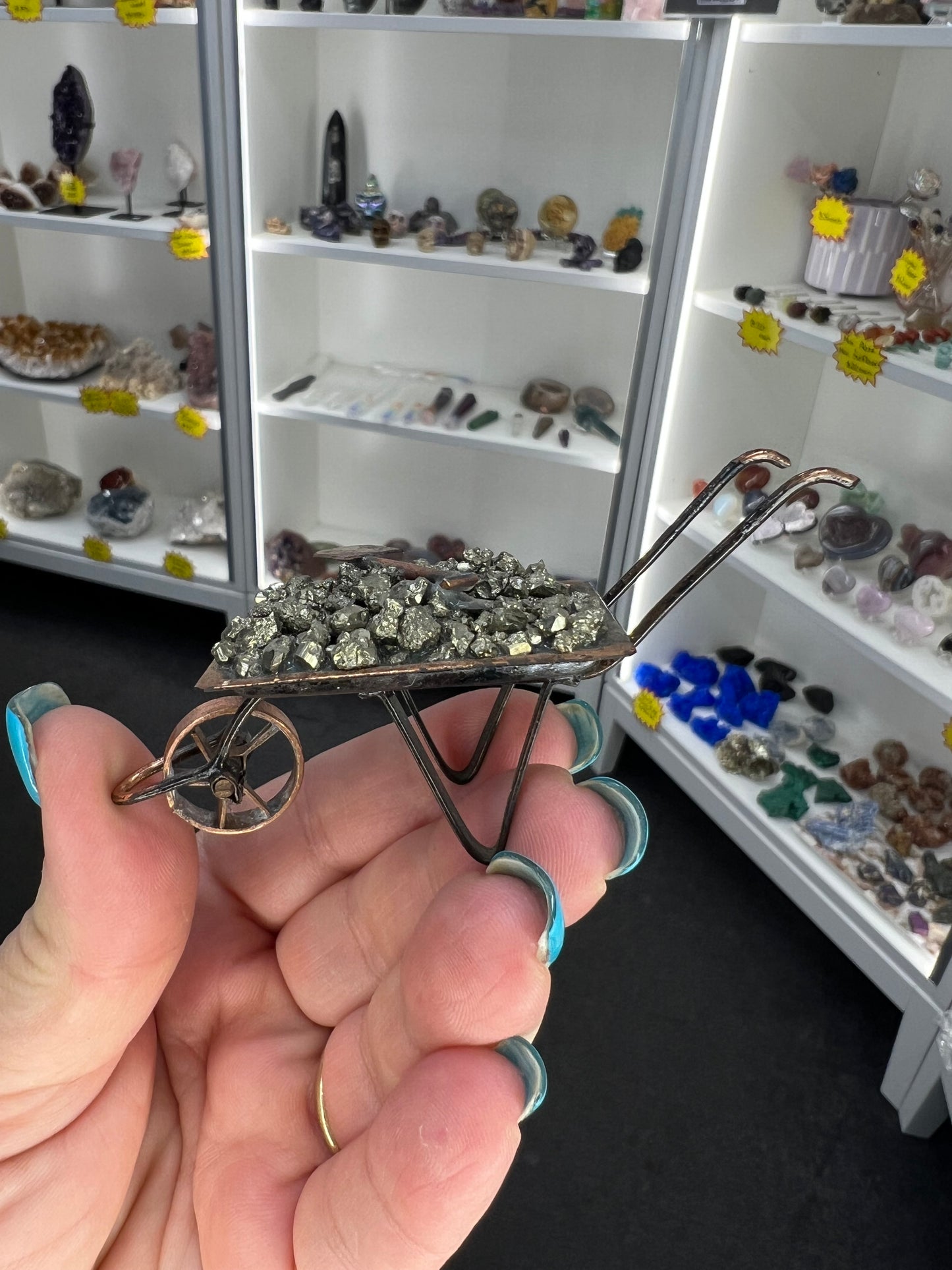Pyrite Wheelbarrow