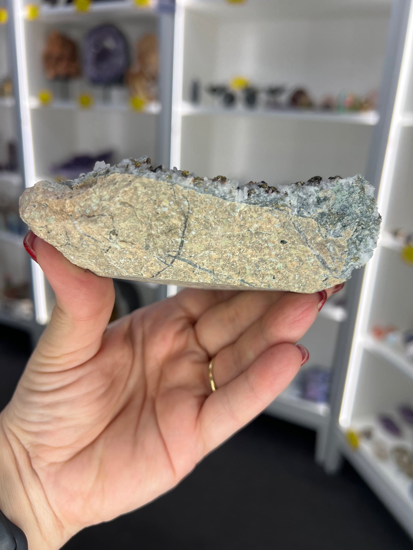 Pyrite and Quartz Cluster
