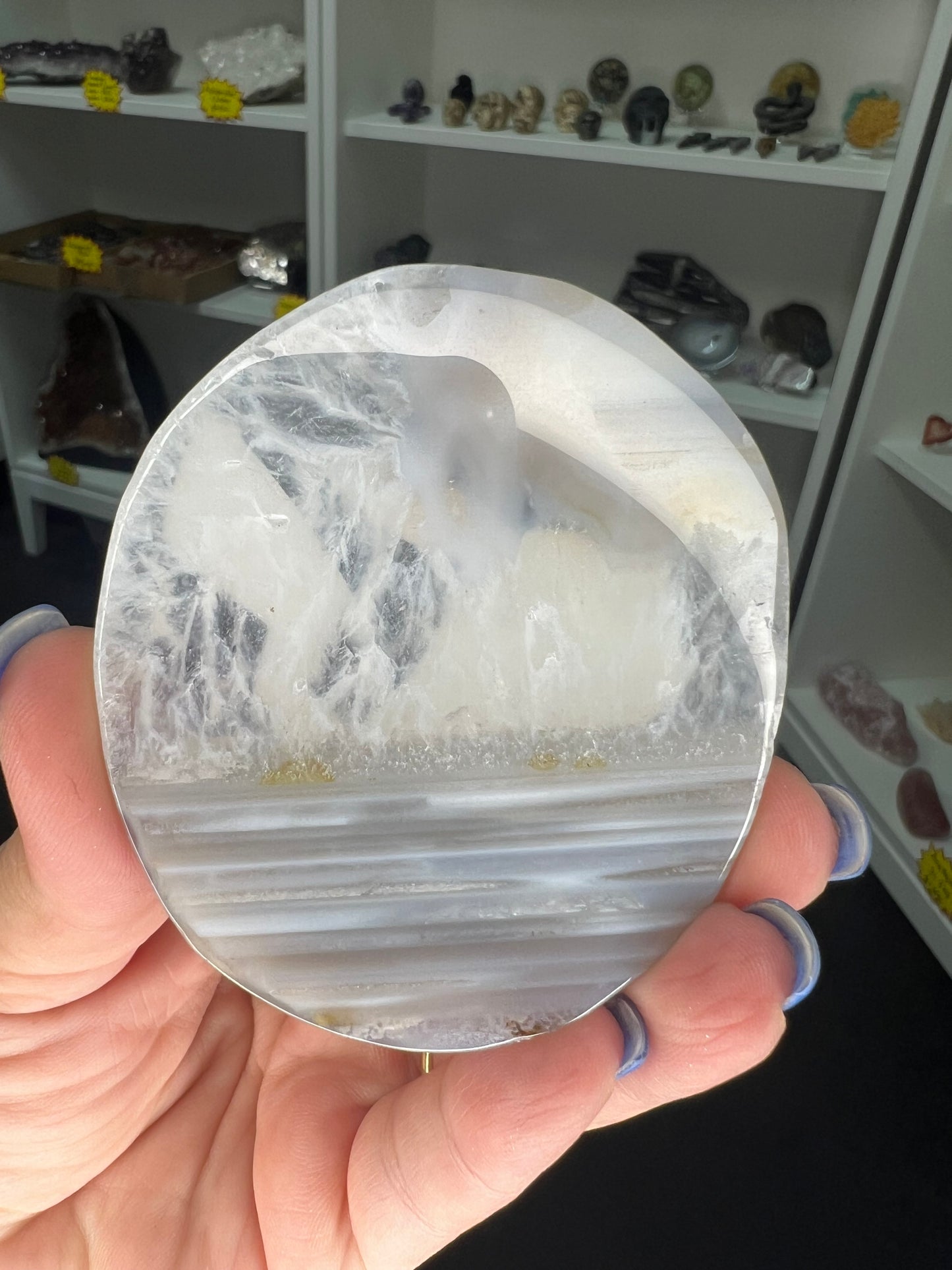 Agate Slice with Pokemon Print