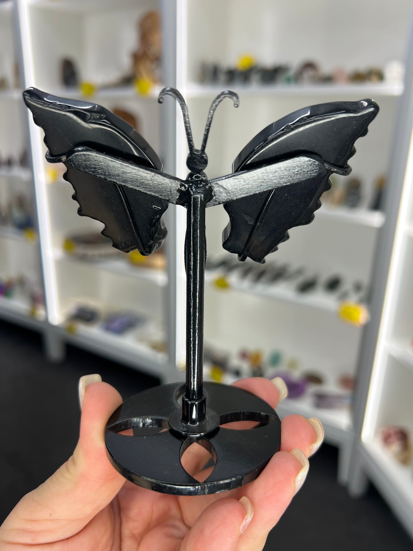 Black Obsidian Butterfly