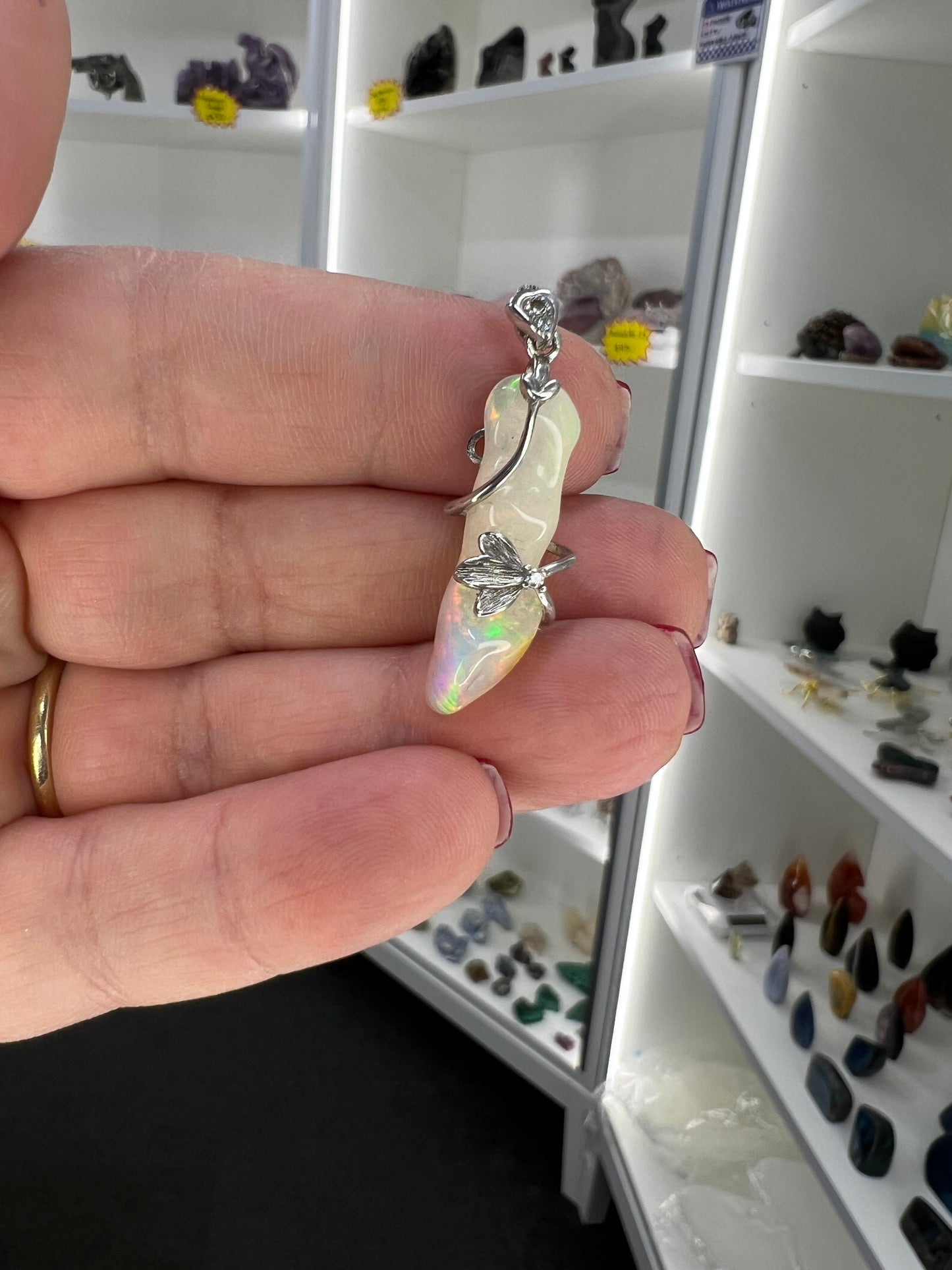 Opal Pendant (Sterling Silver)