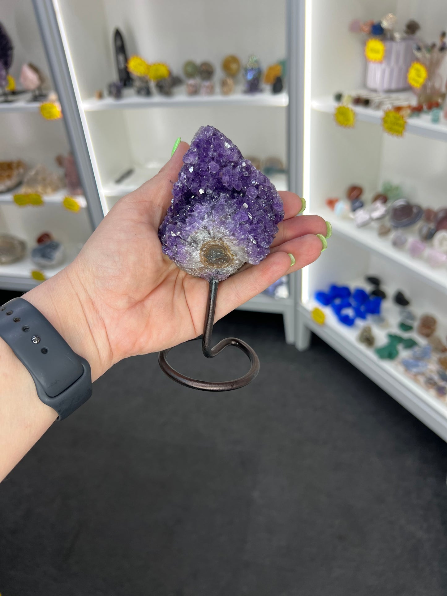 Amethyst Cluster on Stand
