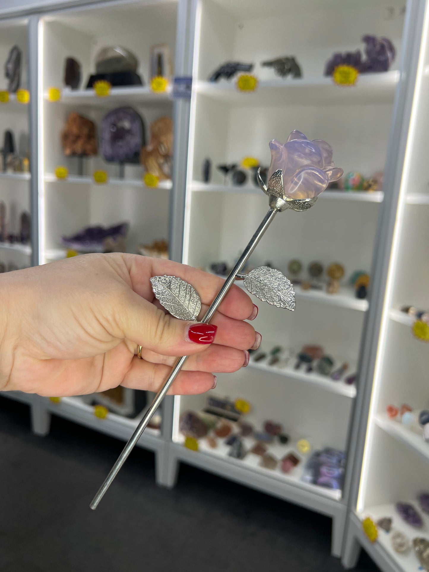 Pink Opalite Forever Rose