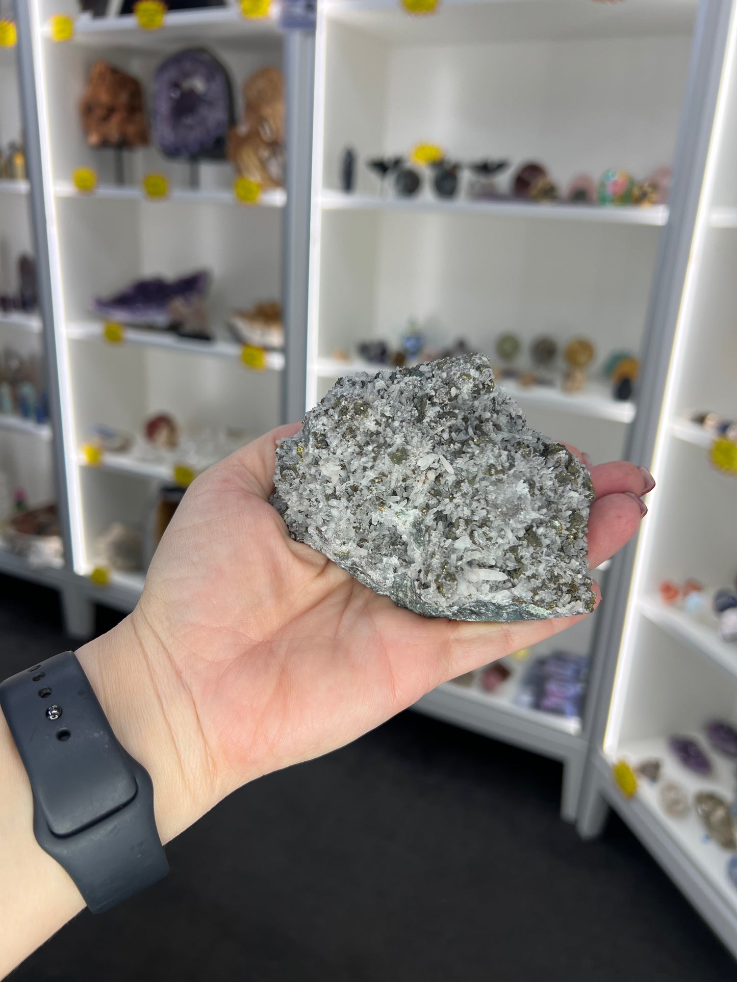 Pyrite and Quartz Cluster