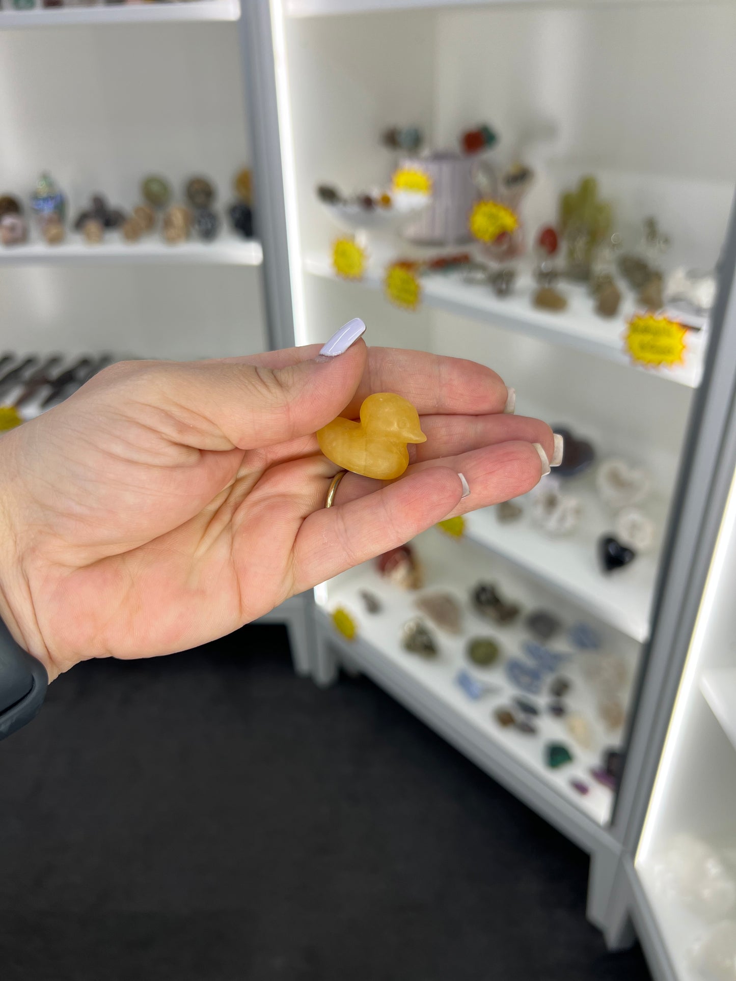 Yellow Calcite Duck