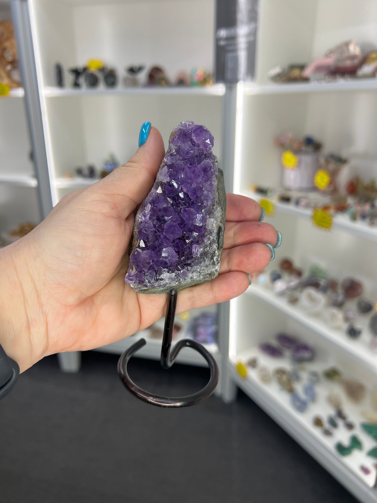 Amethyst Cluster on Stand