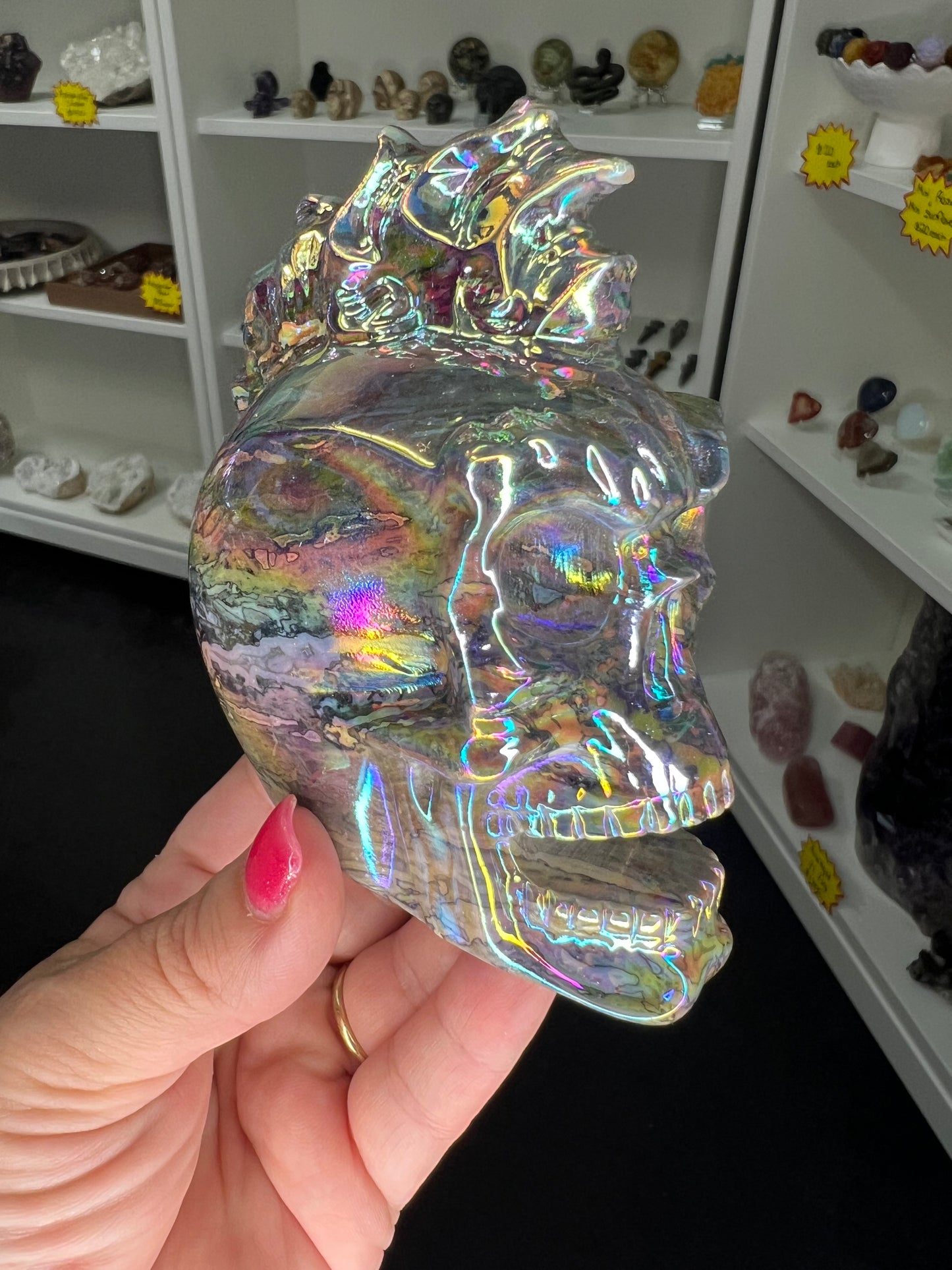 Aura Picasso Jasper Skull