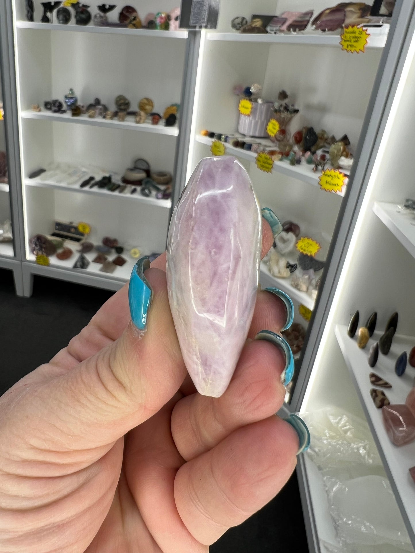 Kunzite Heart