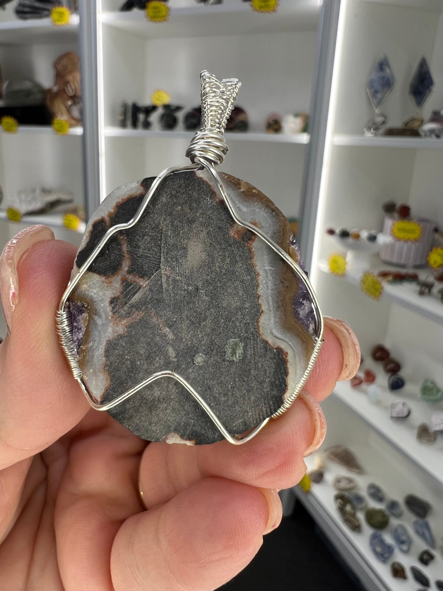Amethyst Cluster Pendant