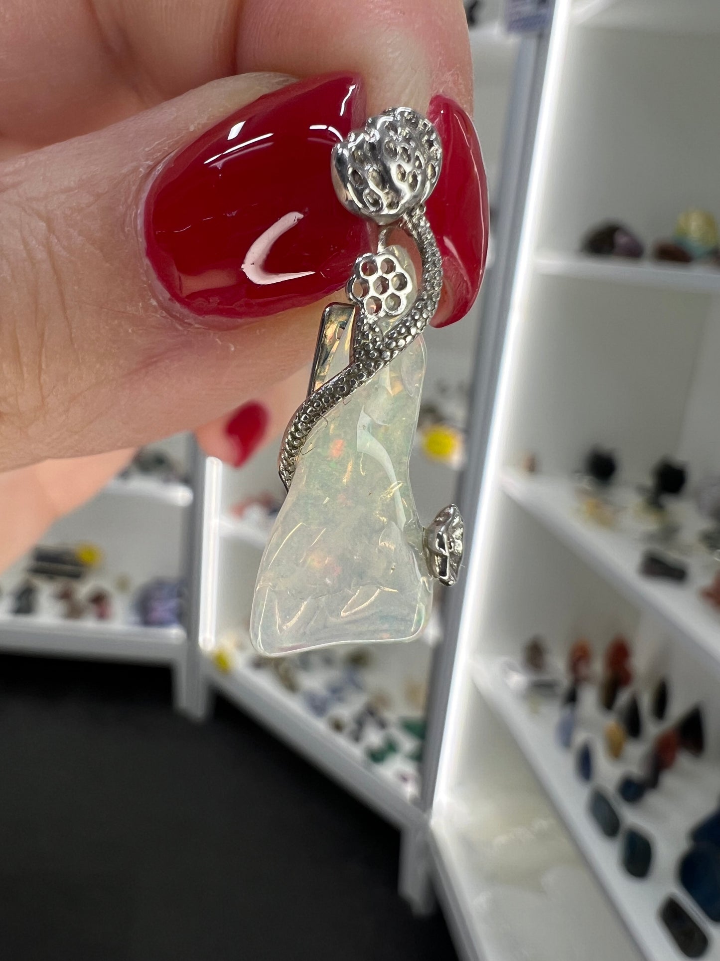 Opal Pendant (Sterling Silver)