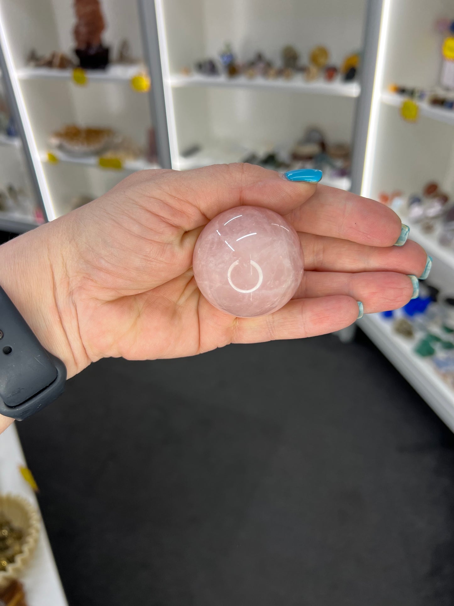 Rose Quartz Sphere with Stand