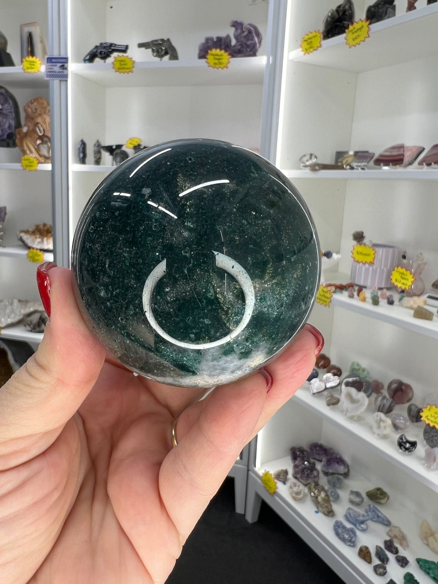 Ocean Jasper Sphere with Stand