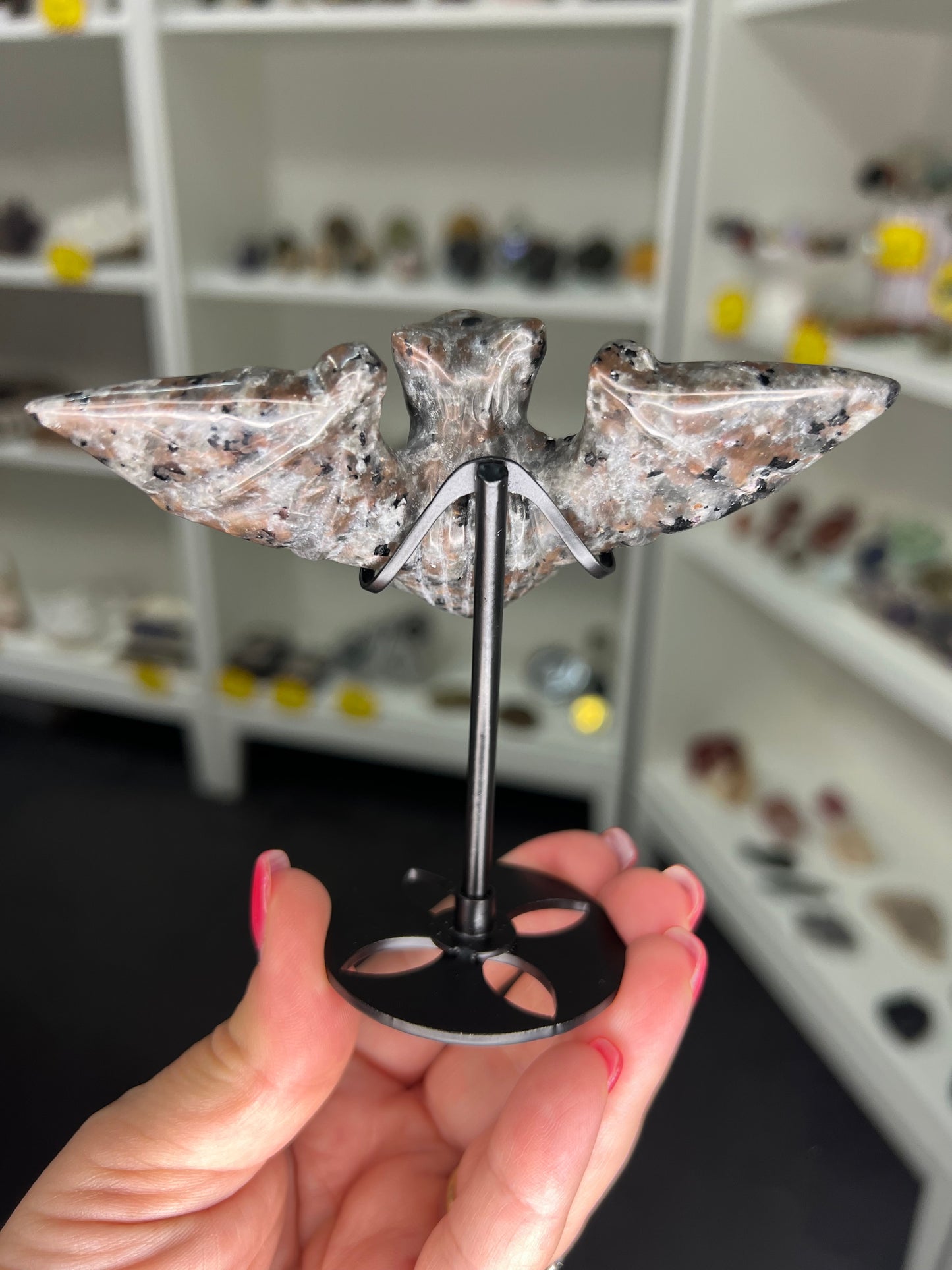 Yooperlite Bat on Stand (UV Reactive)