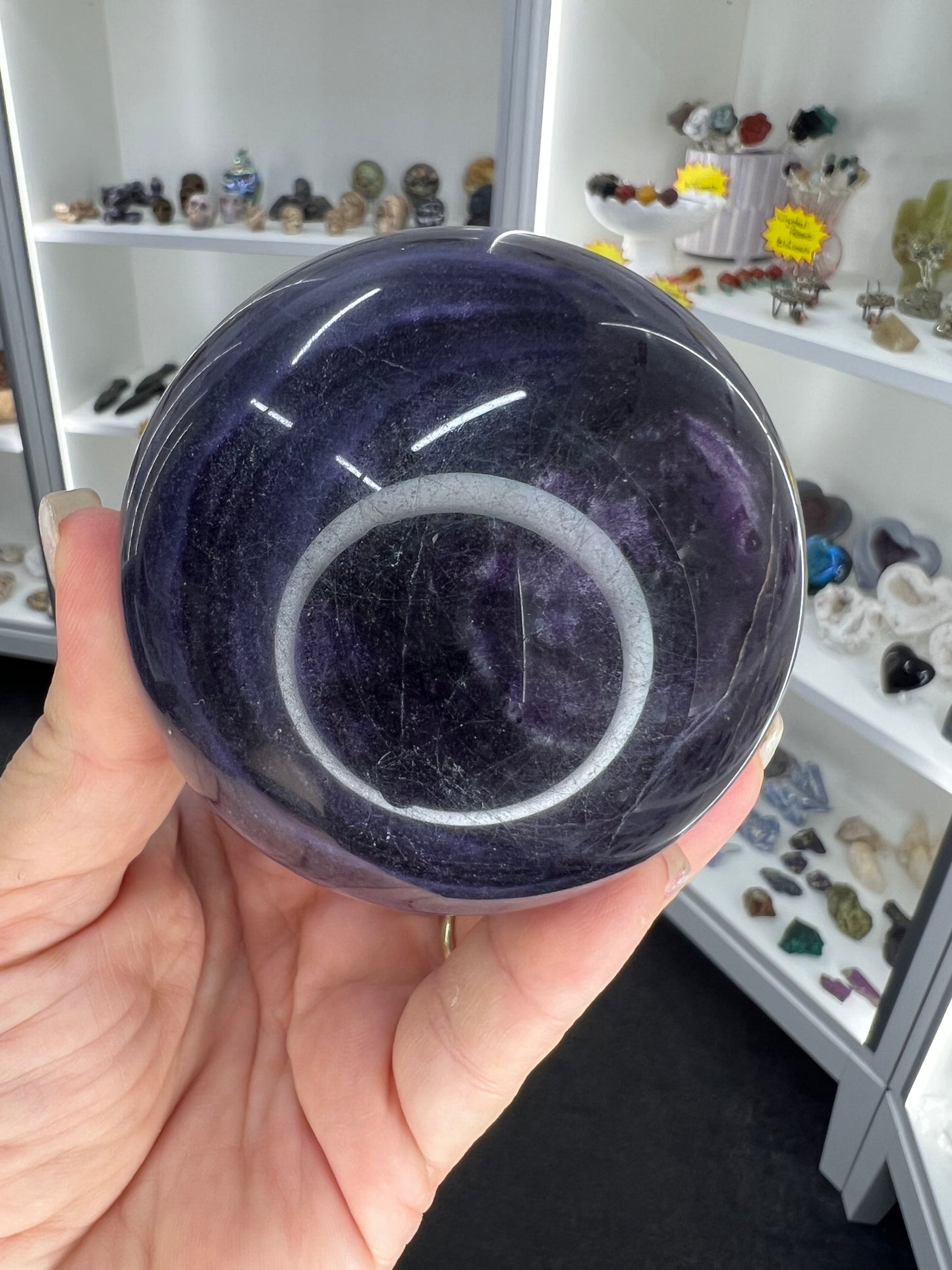 Tiffany Stone Sphere with Stand