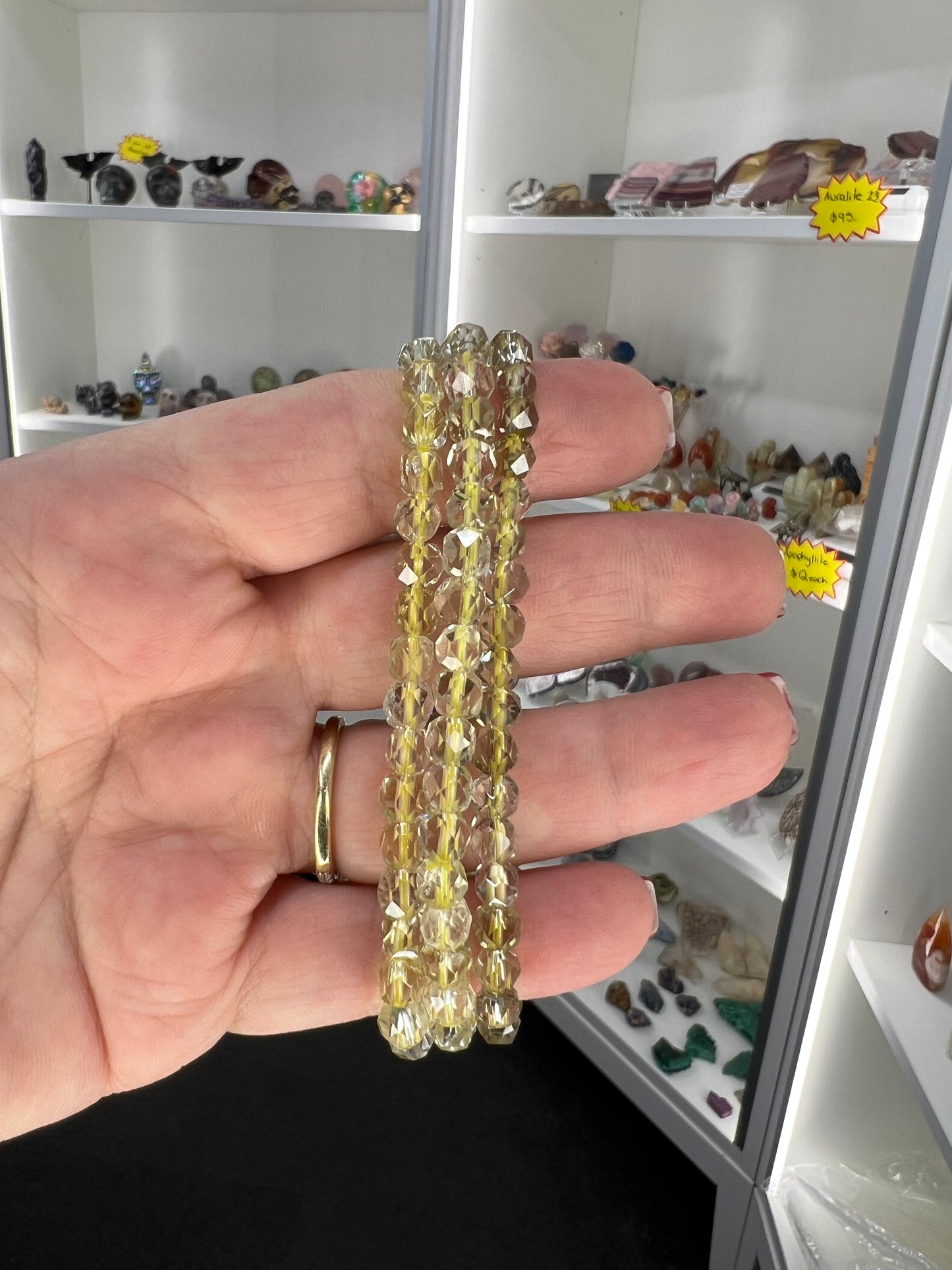Citrine Faceted Bracelet