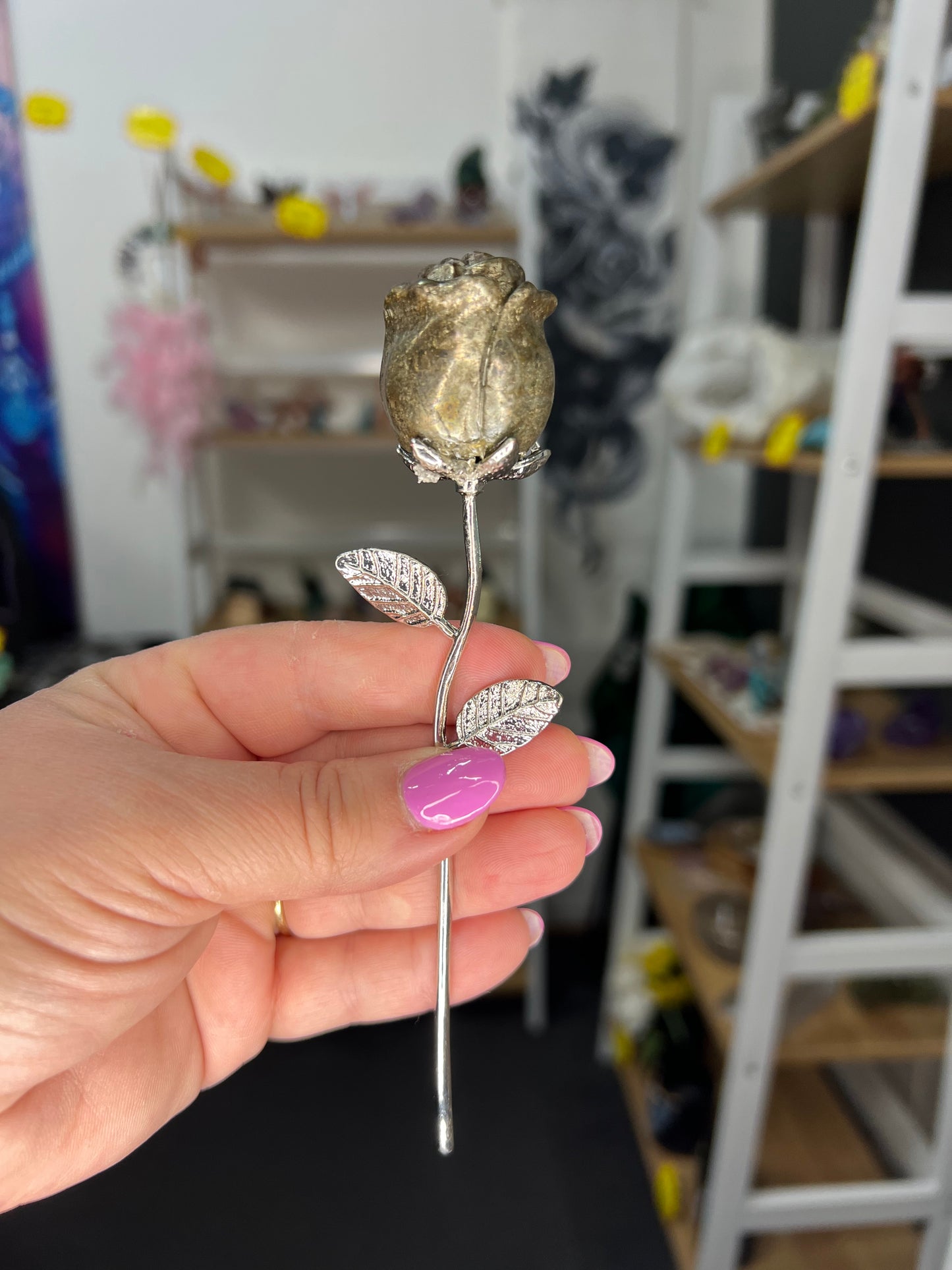 Pyrite Forever Rose